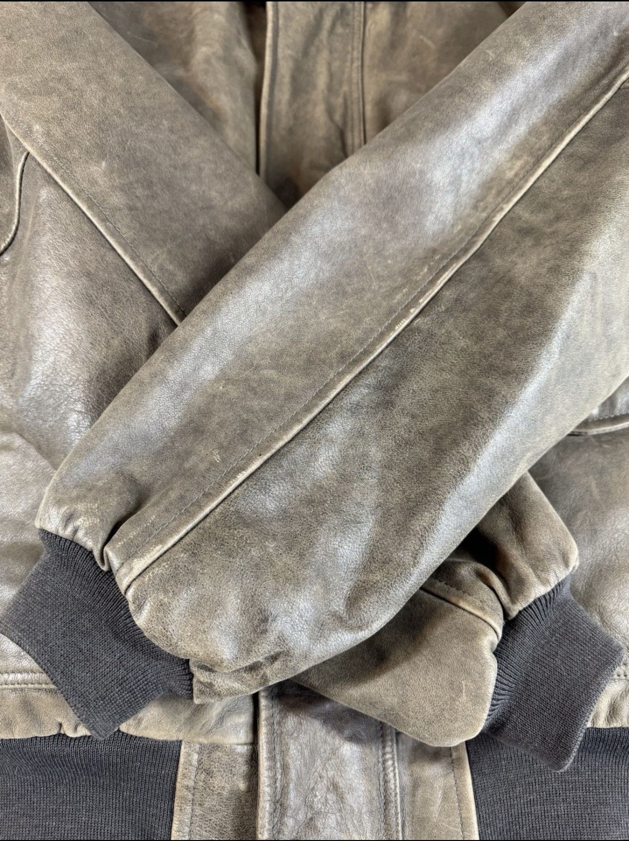 L.L. Bean L.L. Bean Brown Goatskin Leather Shearling Bomber Jacket S Size US S / EU 44-46 / 1 - 12 Thumbnail