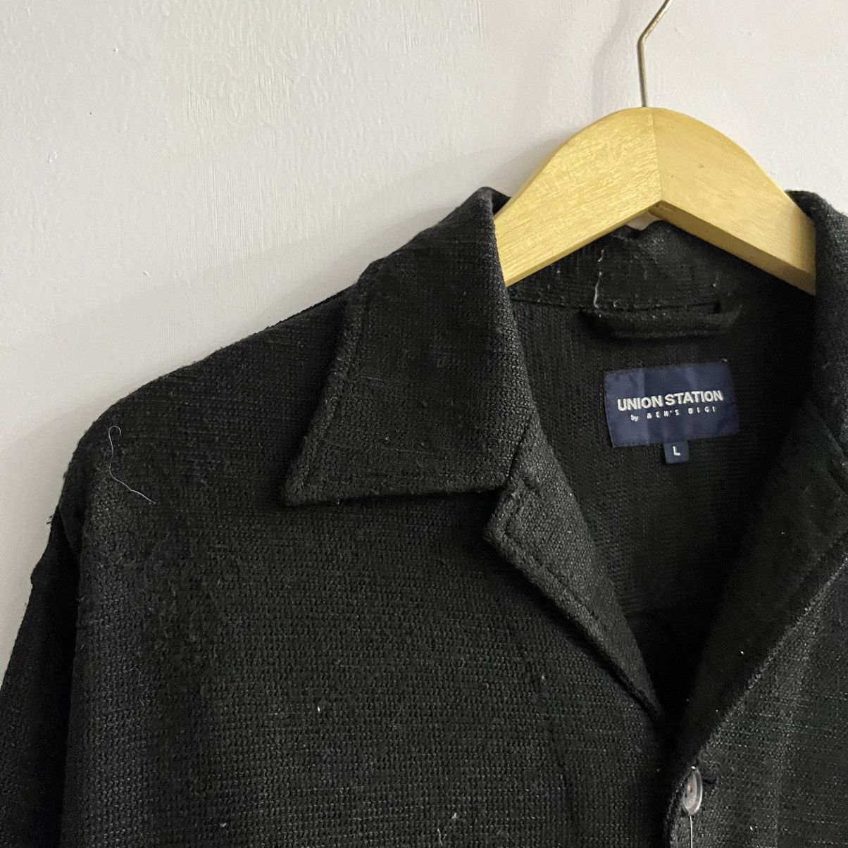Japanese Brand Union Station - Longsleeve Minimalist Button Up Shirt Size US L / EU 52-54 / 3 - 4 Thumbnail