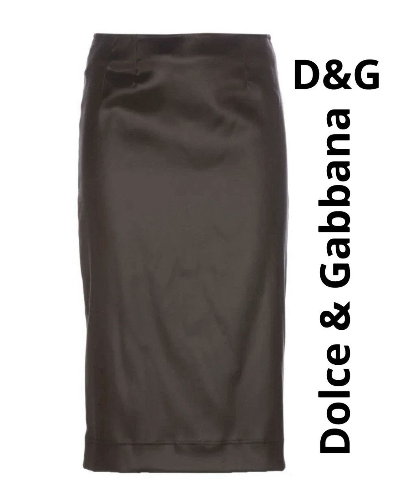 Dolce & Gabbana Dolce & Gabbana Women's dark Brown Skirt 28/42 New Size 28" / US 6 / IT 42 - 1 Thumbnail