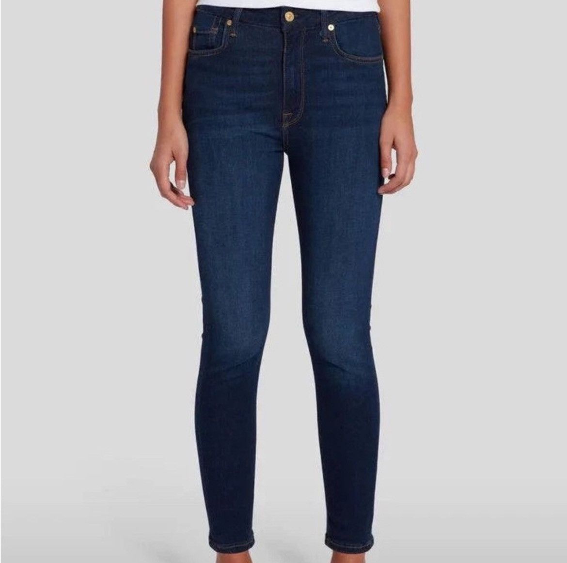 For All Mankind Slim Illusion Luxe Super Skinny Jeans