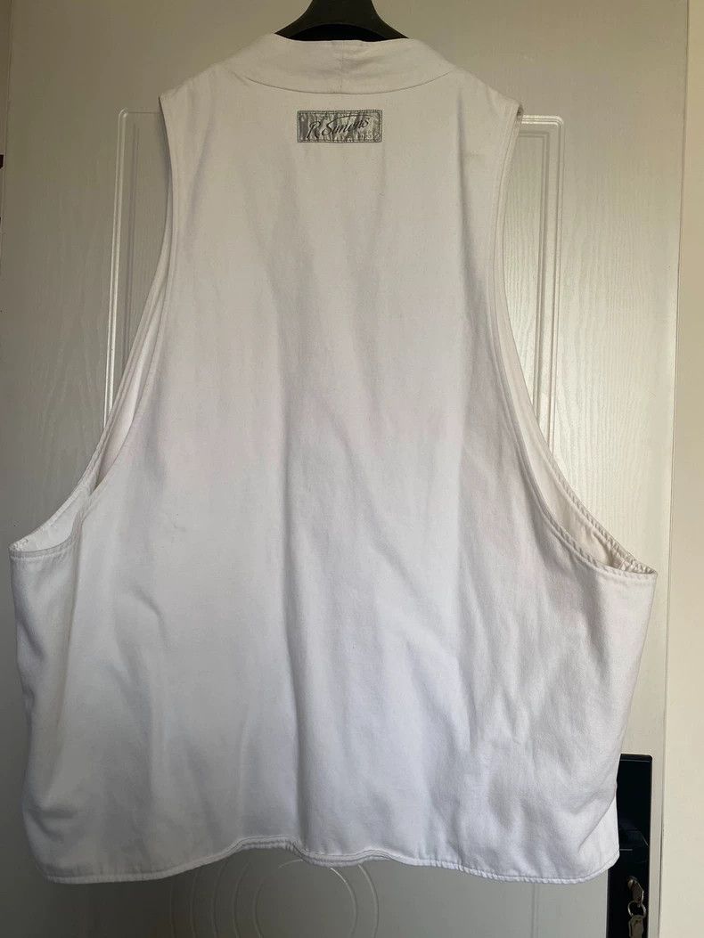 Raf Simons Raf simons size 1 Cotton twill white denim vest Size 36R - 2 Thumbnail