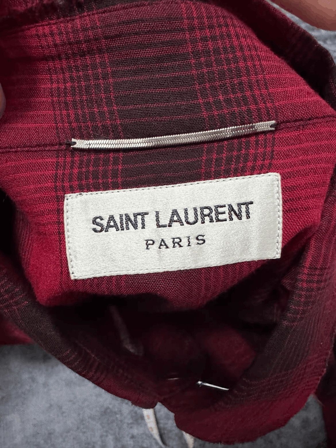 Saint Laurent Paris Saint Laurent Paris by Hedi 16SS Runway Plaid Shirt Size US XS / EU 42 / 0 - 6 Thumbnail