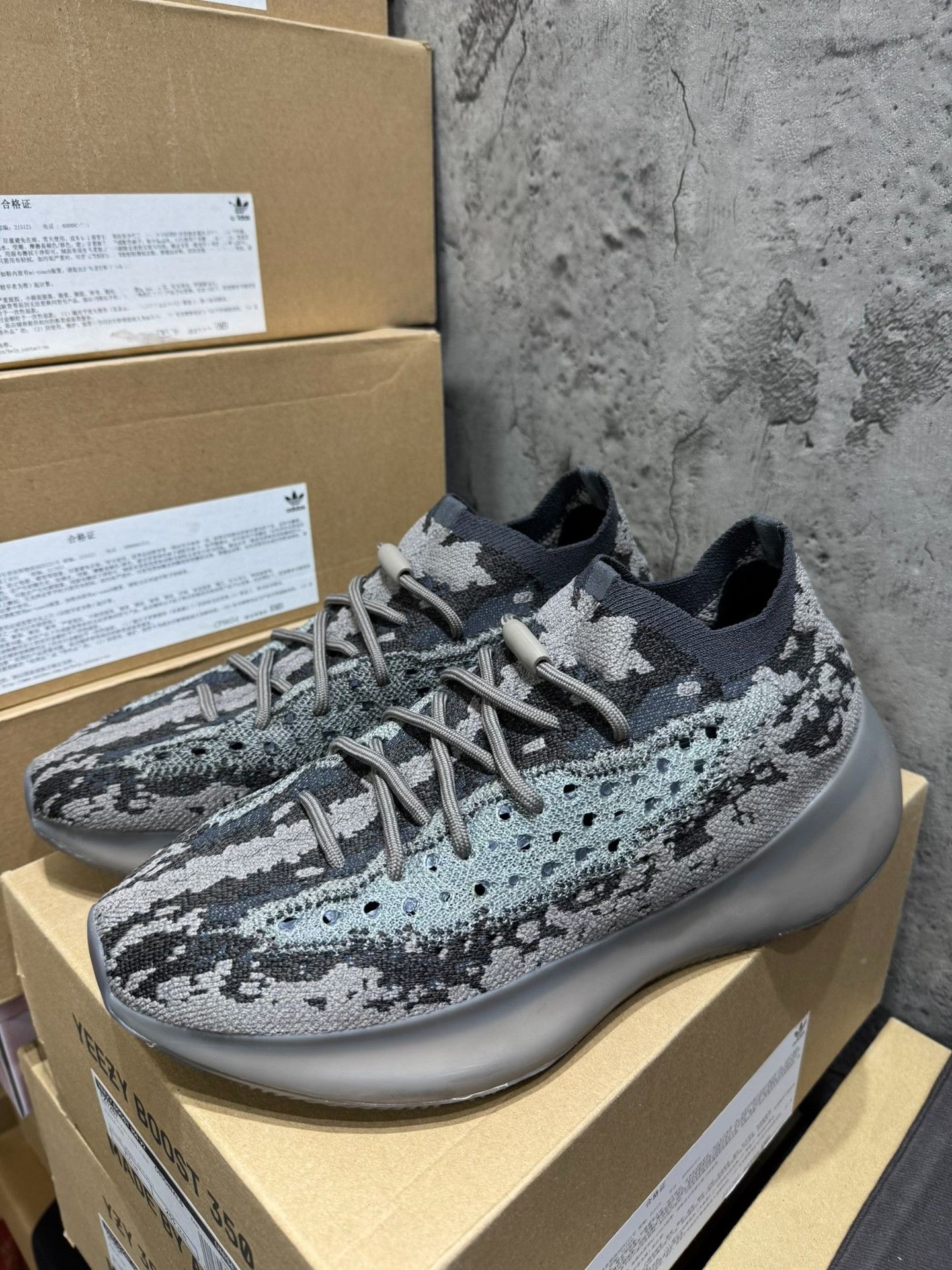 Adidas Adidas YEEZY380 Gray Lowtop Sneakers 9 Men Size US 9 / EU 42 - 1 Thumbnail