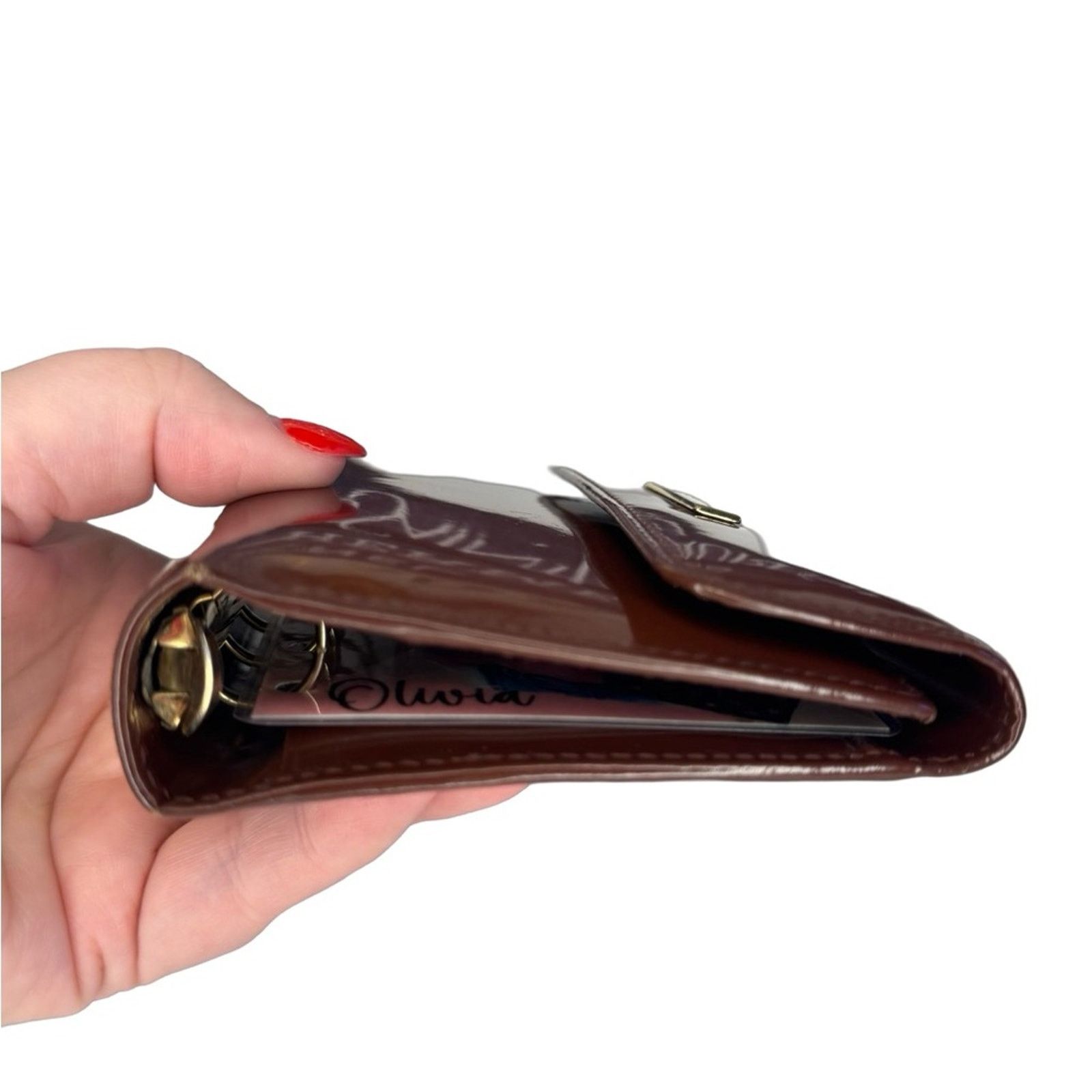 Gucci Gucci Mini Agenda Planner/Wallet GUC Red Burgundy Vintage Size ONE SIZE - 7 Thumbnail