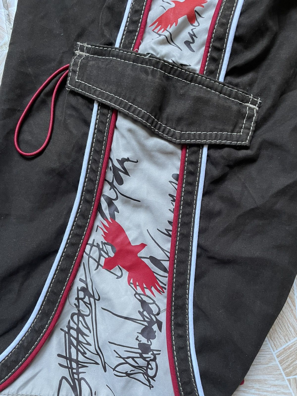 Billabong Rare Vintage Y2K Billabong Bird Logo Skate Surf Brown Shorts Size US 32 / EU 48 - 6 Thumbnail