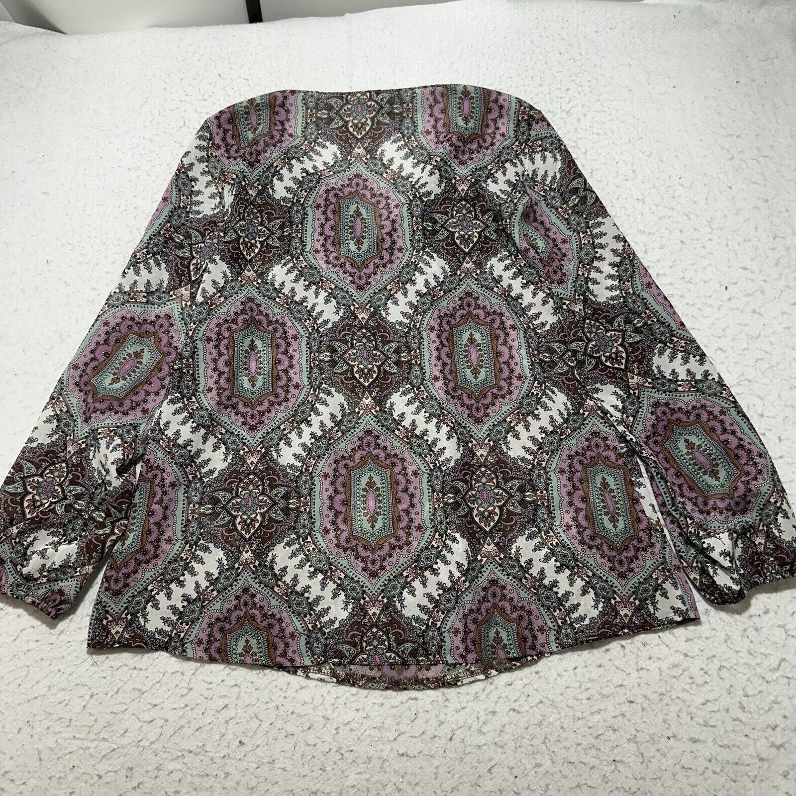 Wrangler Wrangler Large Lightweight Blouse Ornate Patterned Colorful Size L / US 10 / IT 46 - 9 Thumbnail