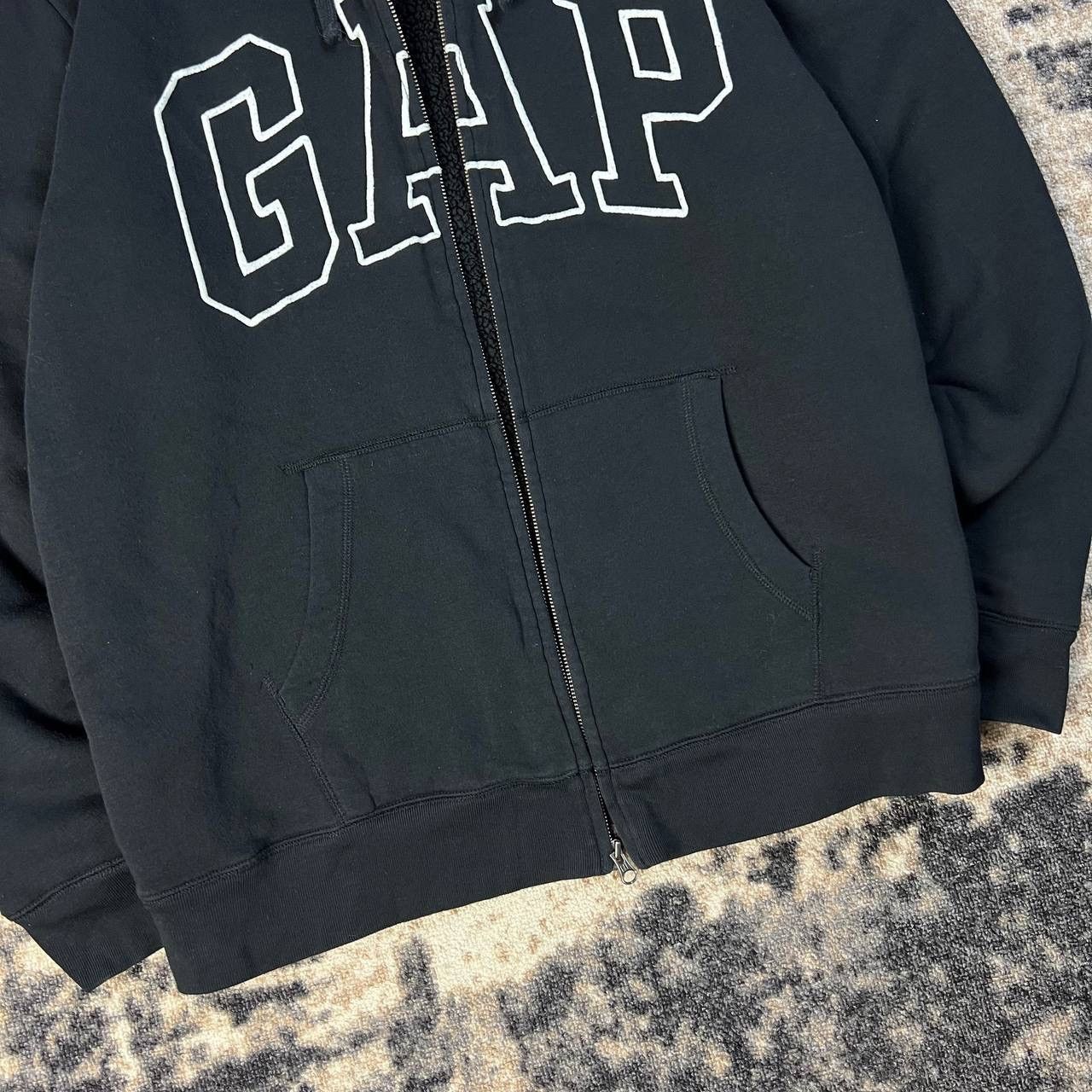 Gap Gap Vintage Y2K Teedy Fleece Zip Up Hoodie Size US XL / EU 56 / 4 - 3 Thumbnail