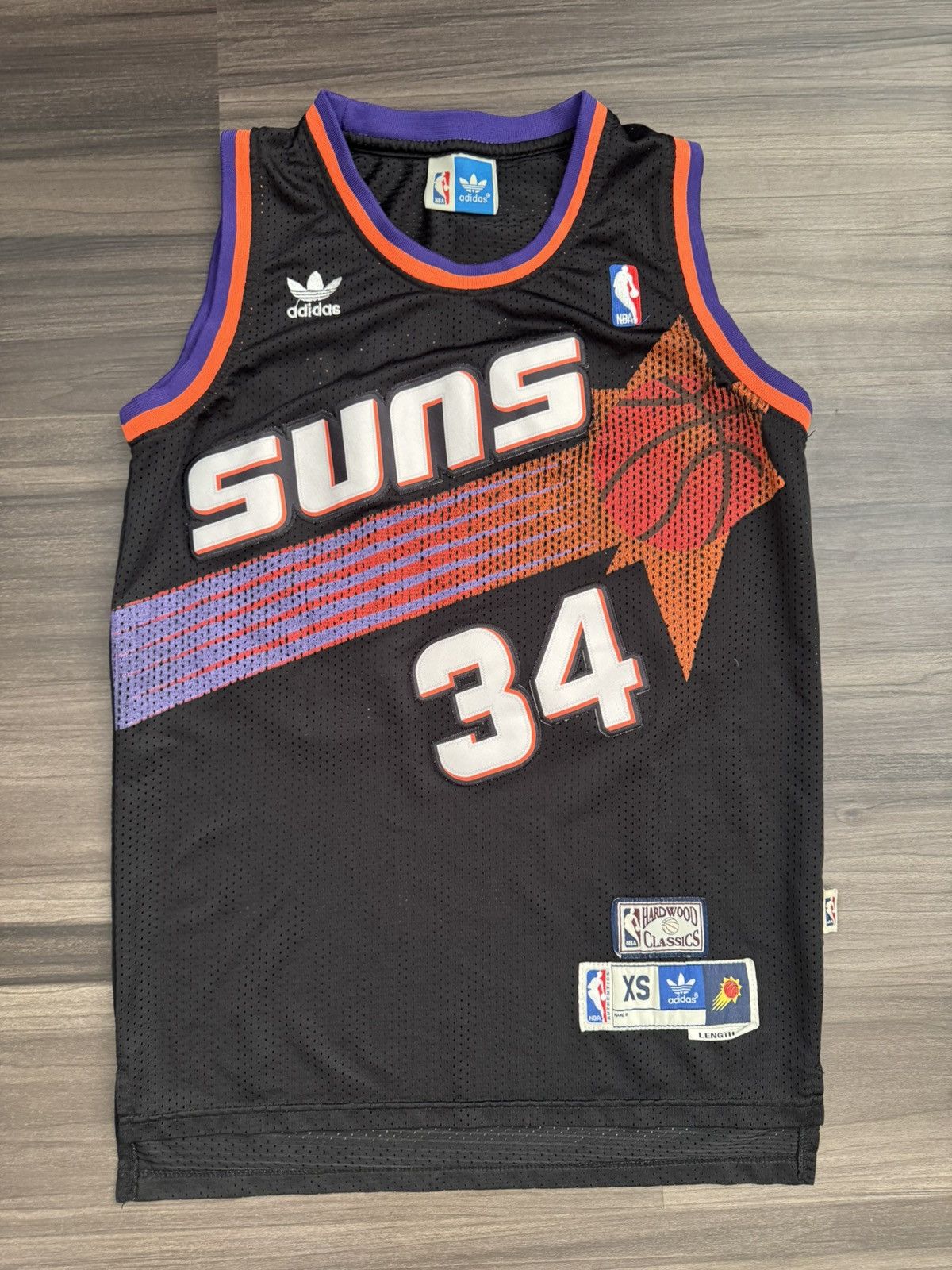 Adidas Hardwood Classics Phoenix Suns Charles Barkley 32 NBA Jersey Size US XS / EU 42 / 0 - 1 Thumbnail