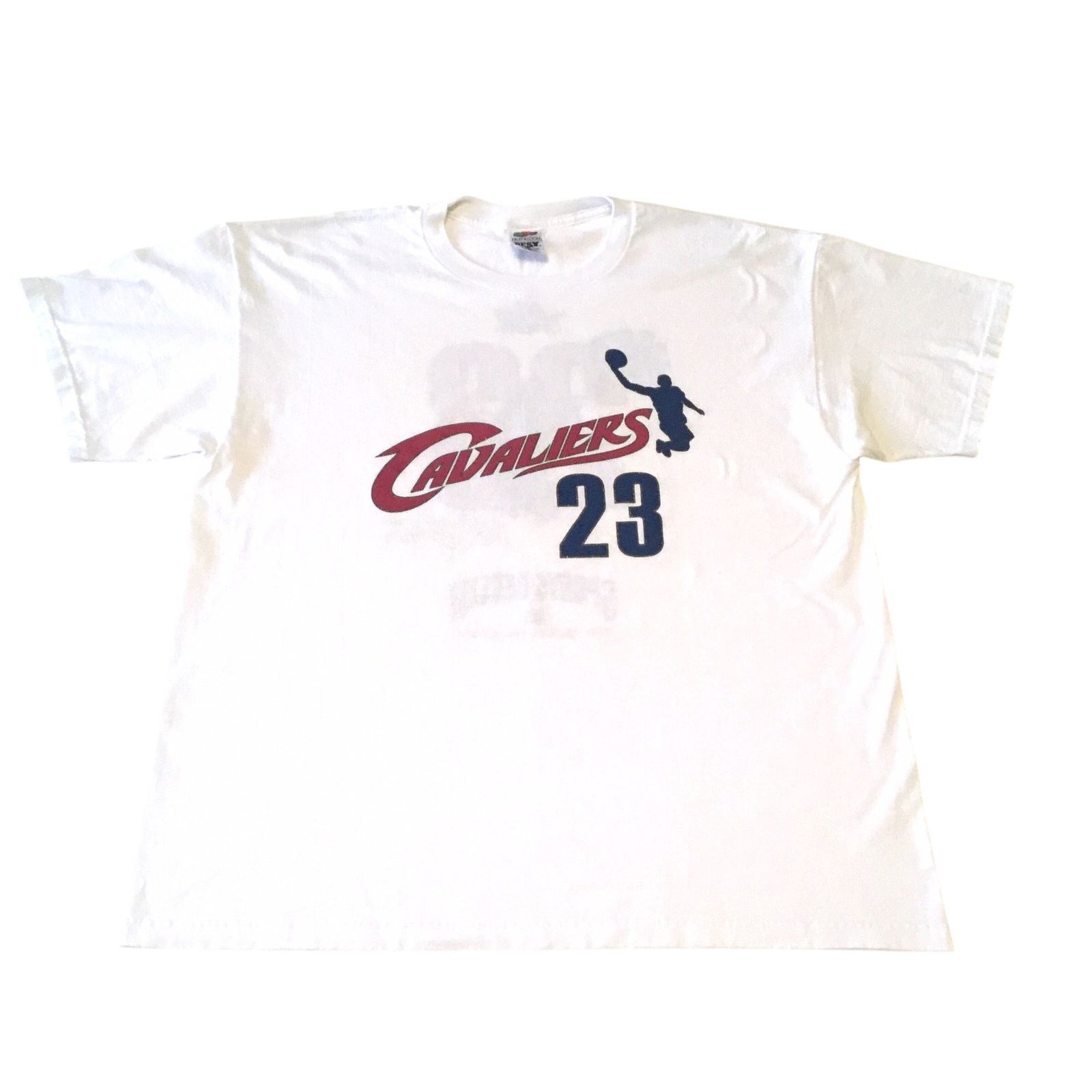 Fruit Of The Loom LeBron James Cleveland Cavaliers 23 T-Shirt Size XLarge Size US XL / EU 56 / 4 - 5 Thumbnail