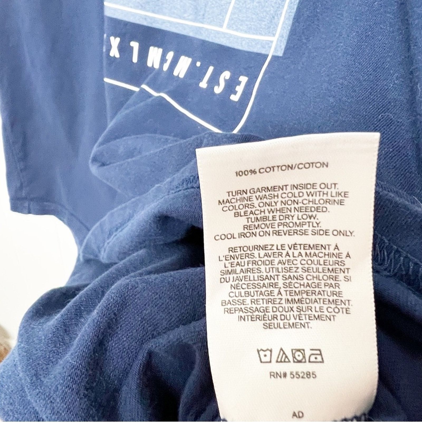 Express Express Navy NYC Logo Graphic Tee Shirt Men’s Size XL Size US XL / EU 56 / 4 - 4 Thumbnail