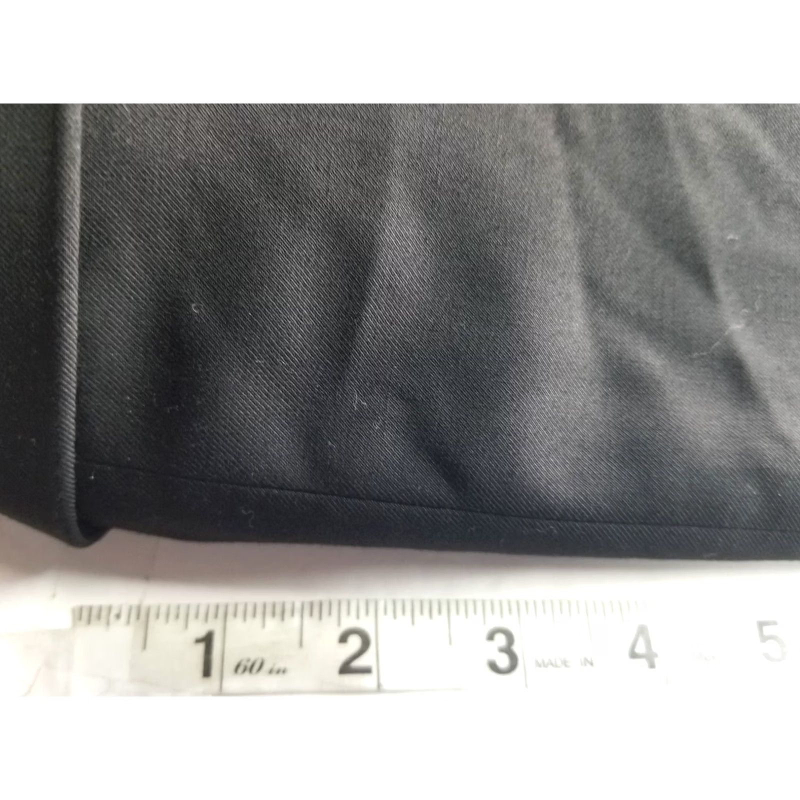 Vintage Marchatti Italy Blazer Black Solid Two-Button Pockets Regular 52R Made in Italy Mens Size 52R - 5 Thumbnail