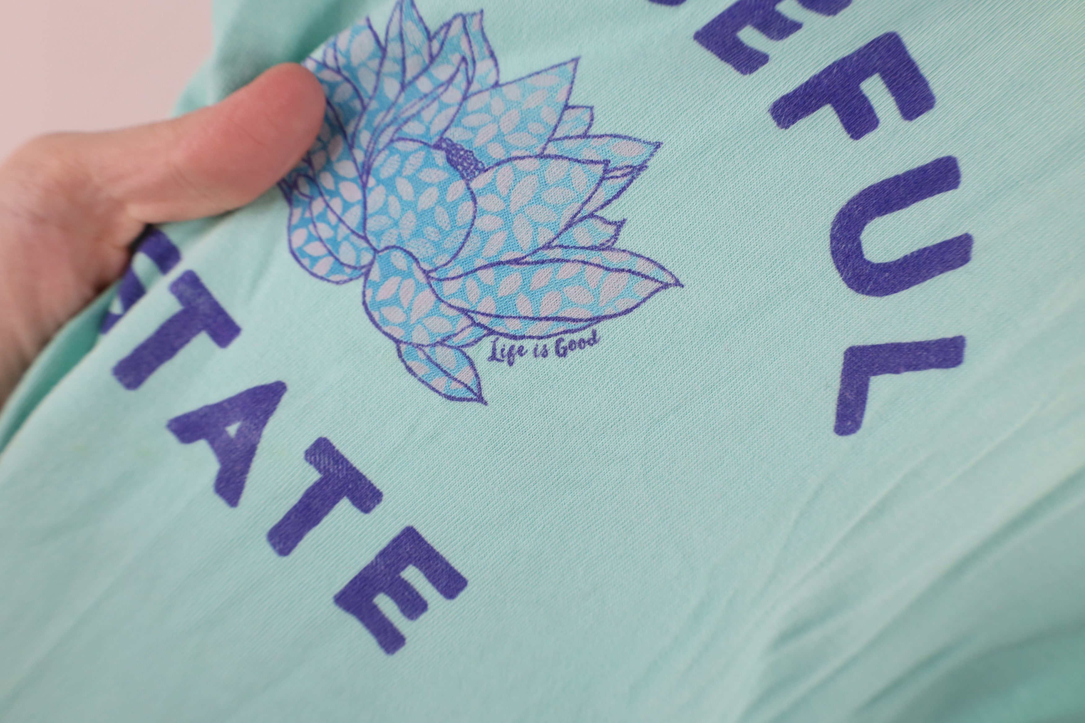 Life is Good × Vintage Life Is Good Distressed Peaceful Flower of Life T-Shirt Size M / US 6-8 / IT 42-44 - 7 Thumbnail