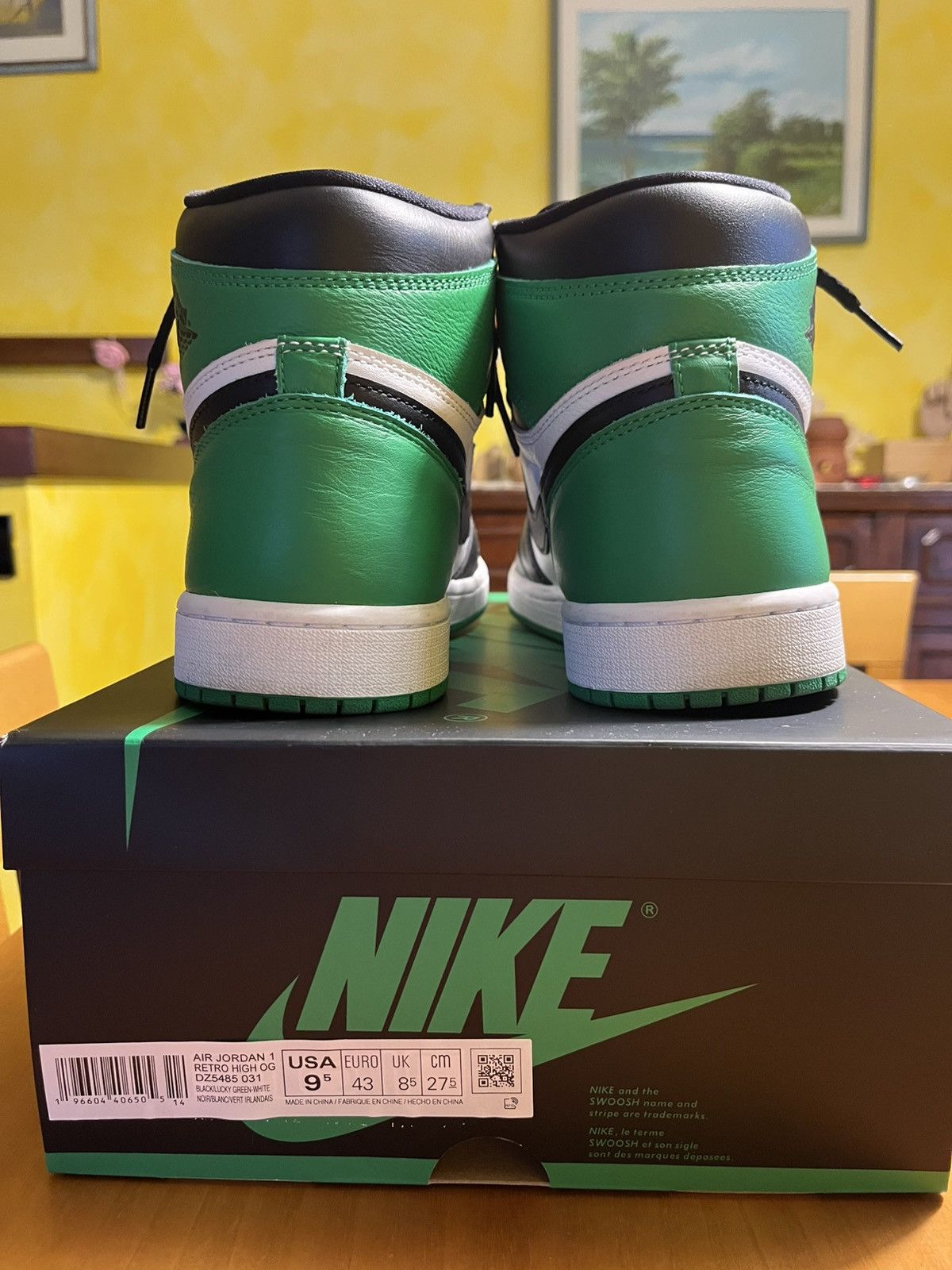 Nike Air Jordan 1 retro High OG Lucky Green EU 43/ US 9.5