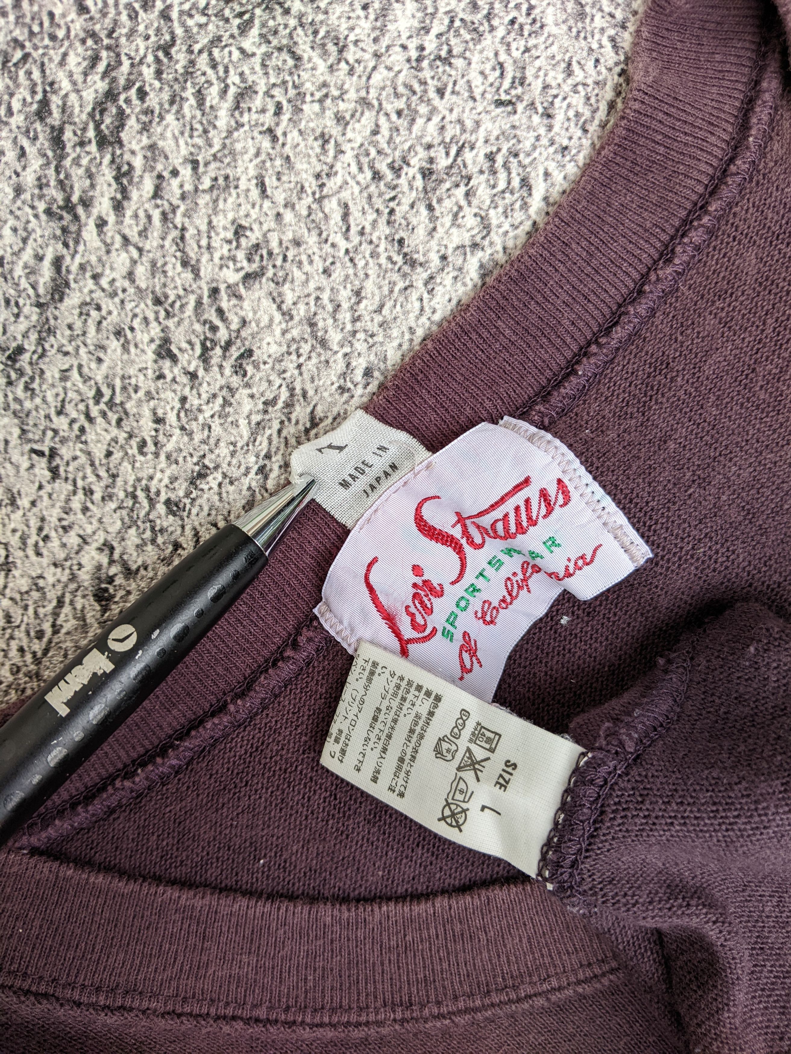 Levi's Levis Long Sleeve t-shirt 80'a reproduction Size US L / EU 52-54 / 3 - 3 Thumbnail