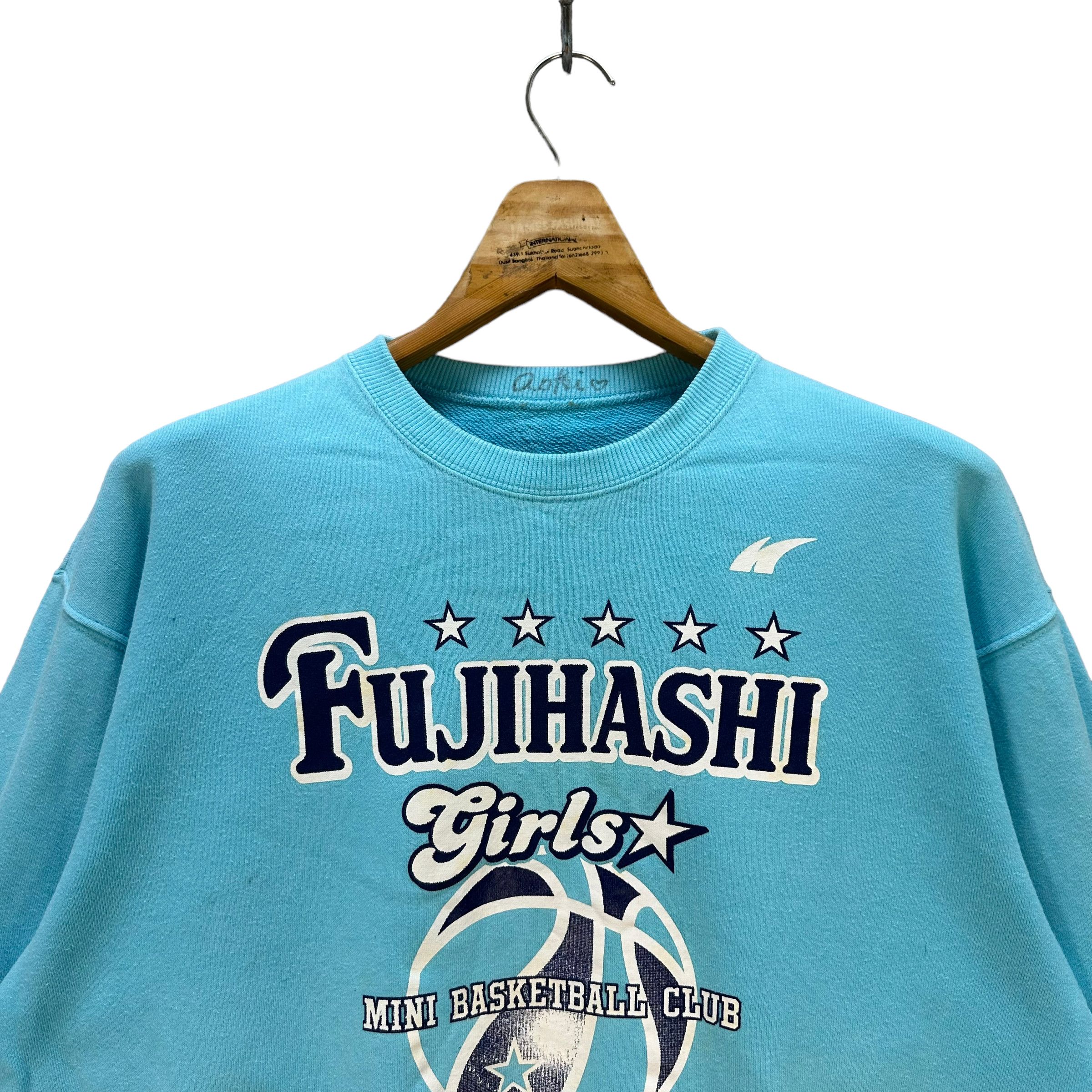 Japanese Brand FUJIHASHI GIRLS BASKETBALL CLUB SWEATSHIRT #8622-018 Size US M / EU 48-50 / 2 - 2 Thumbnail
