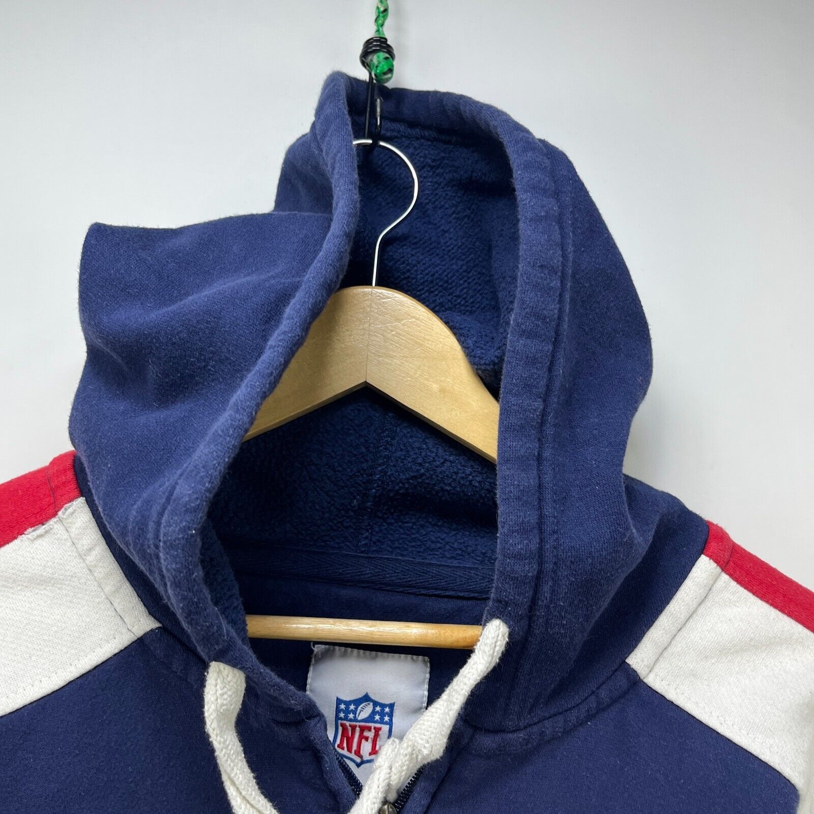 NFL × Vintage Vintage Y2K NFL New England Patriots Zip Up Hoodie Large Size US L / EU 52-54 / 3 - 4 Thumbnail