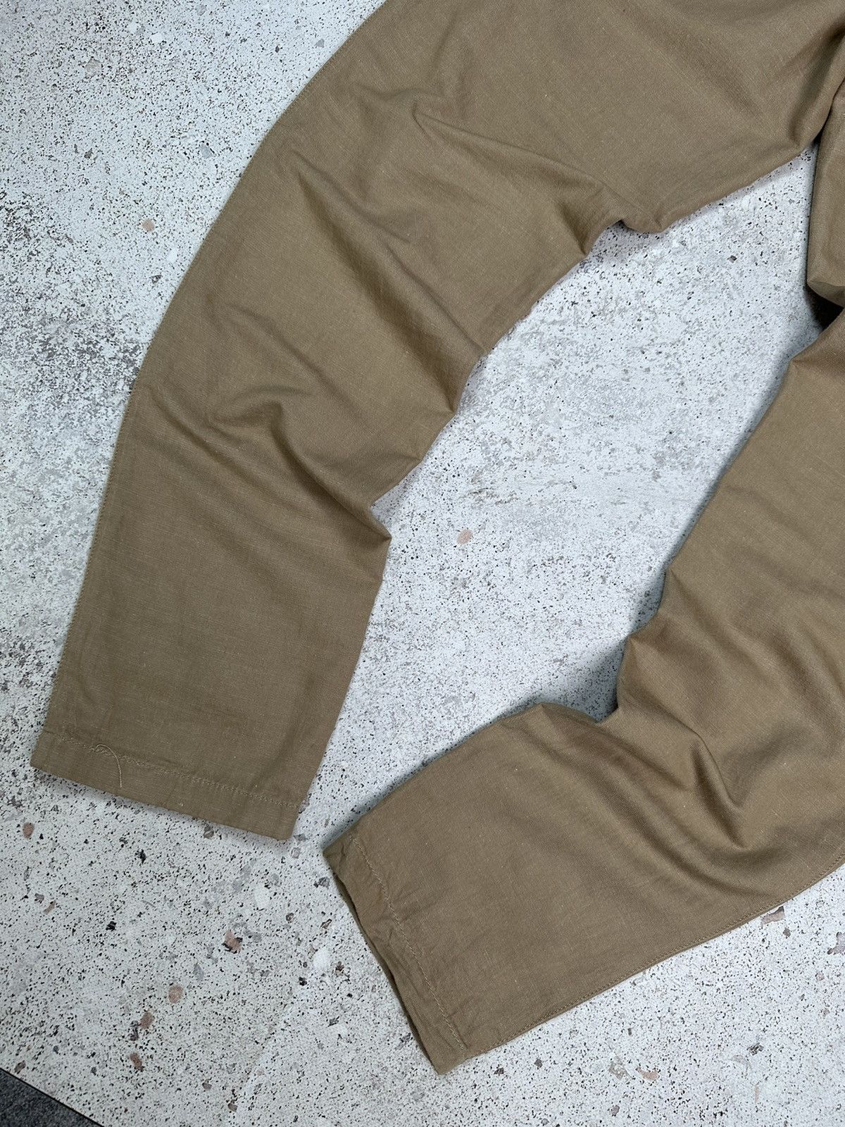 Lacoste Lacoste Cotton-Linen Trousers Men 34 Pants beige M L Size US 34 / EU 50 - 17 Thumbnail