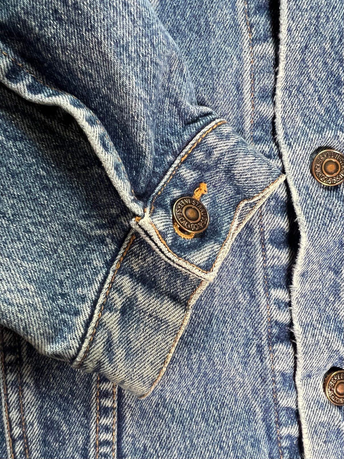 Levi's Vtg 80s Orange Tab Levis Blue Denim Trucker Jacket Large Size US L / EU 52-54 / 3 - 9 Thumbnail