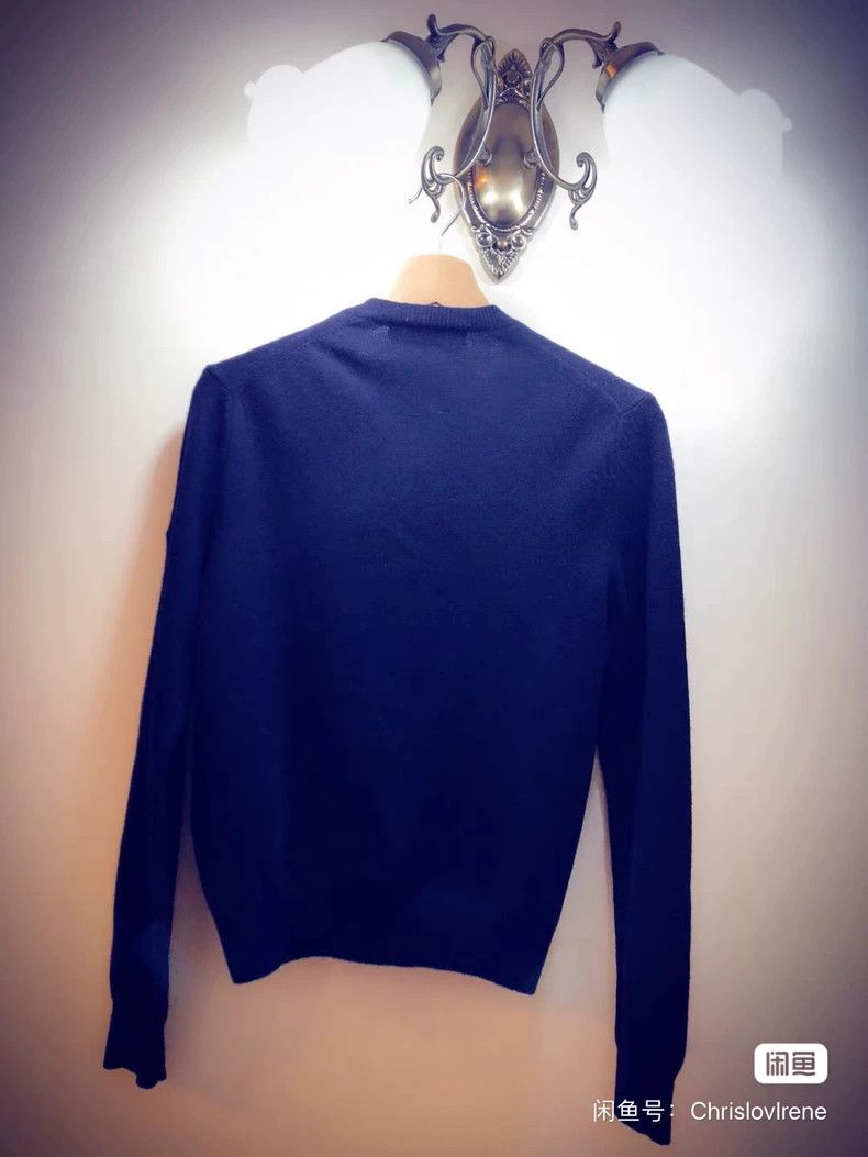 Comme des Garcons Comme Des Garcons Little Black Heart Wool Cardigan Size M / US 6-8 / IT 42-44 - 2 Thumbnail