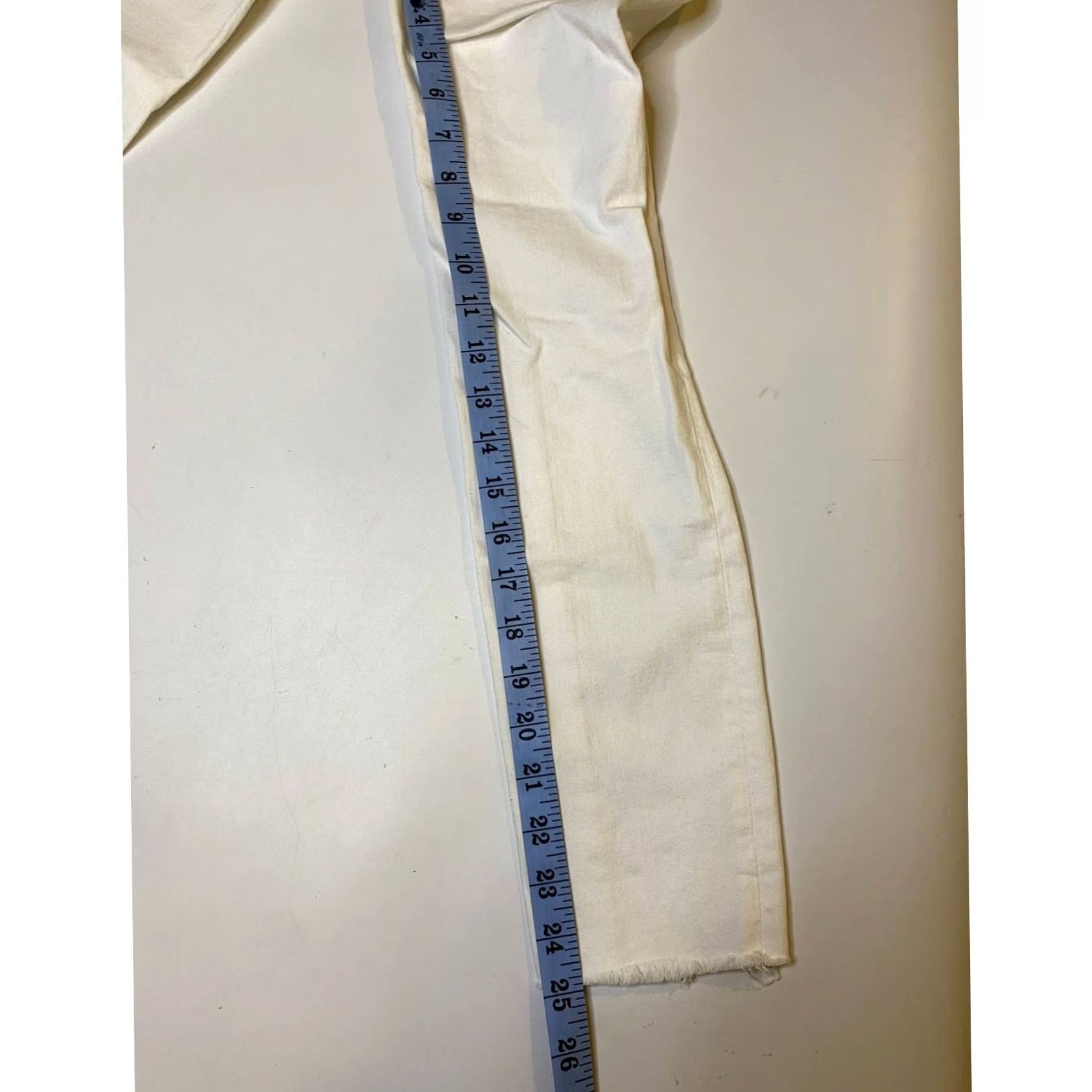 Frame FRAME Le Skinny De Jeanne White Women Jeans Size 24 Size 32" / US 10 / IT 46 - 6 Thumbnail