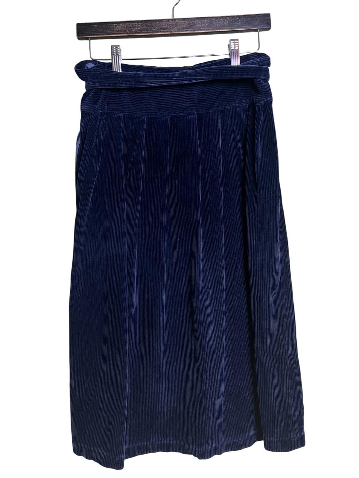 Comme des Garcons Vintage Comme des Garçons Corduroy Wrap Skirt Pleated Size 30" / US 8 / IT 44 - 3 Thumbnail