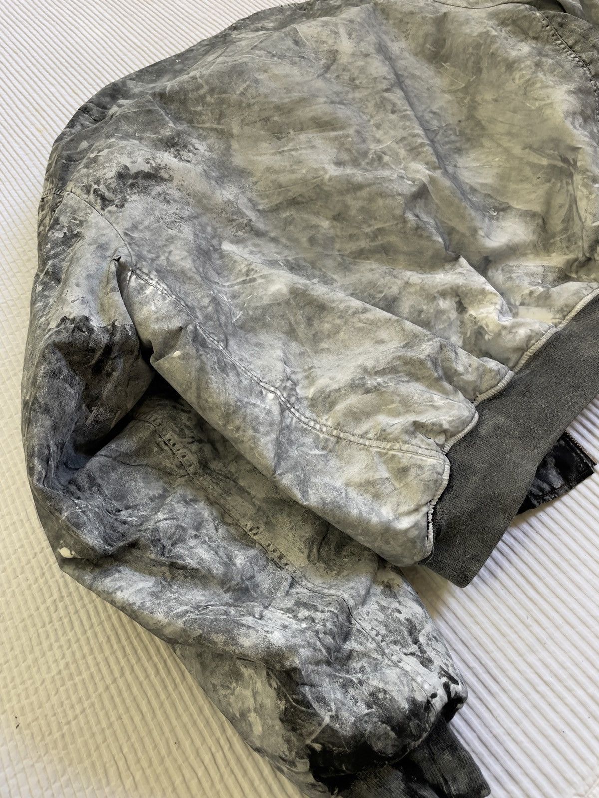 Handmade Snow Camo Bomber Jacket Size US XL / EU 56 / 4 - 11 Thumbnail