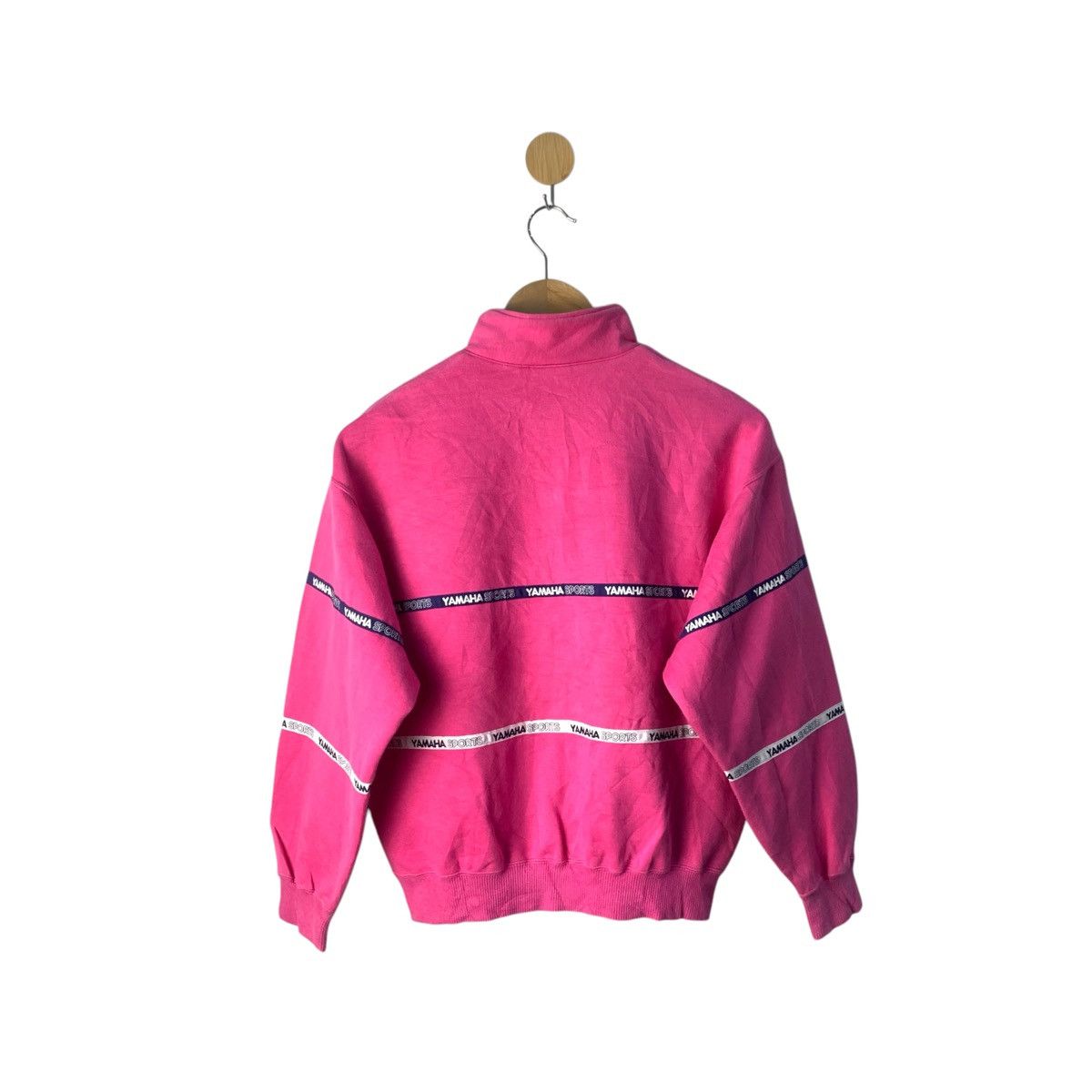 Vintage × Yamaha Vintage Yamaha Sweatshirt Half Zip Size M / US 6-8 / IT 42-44 - 2 Thumbnail