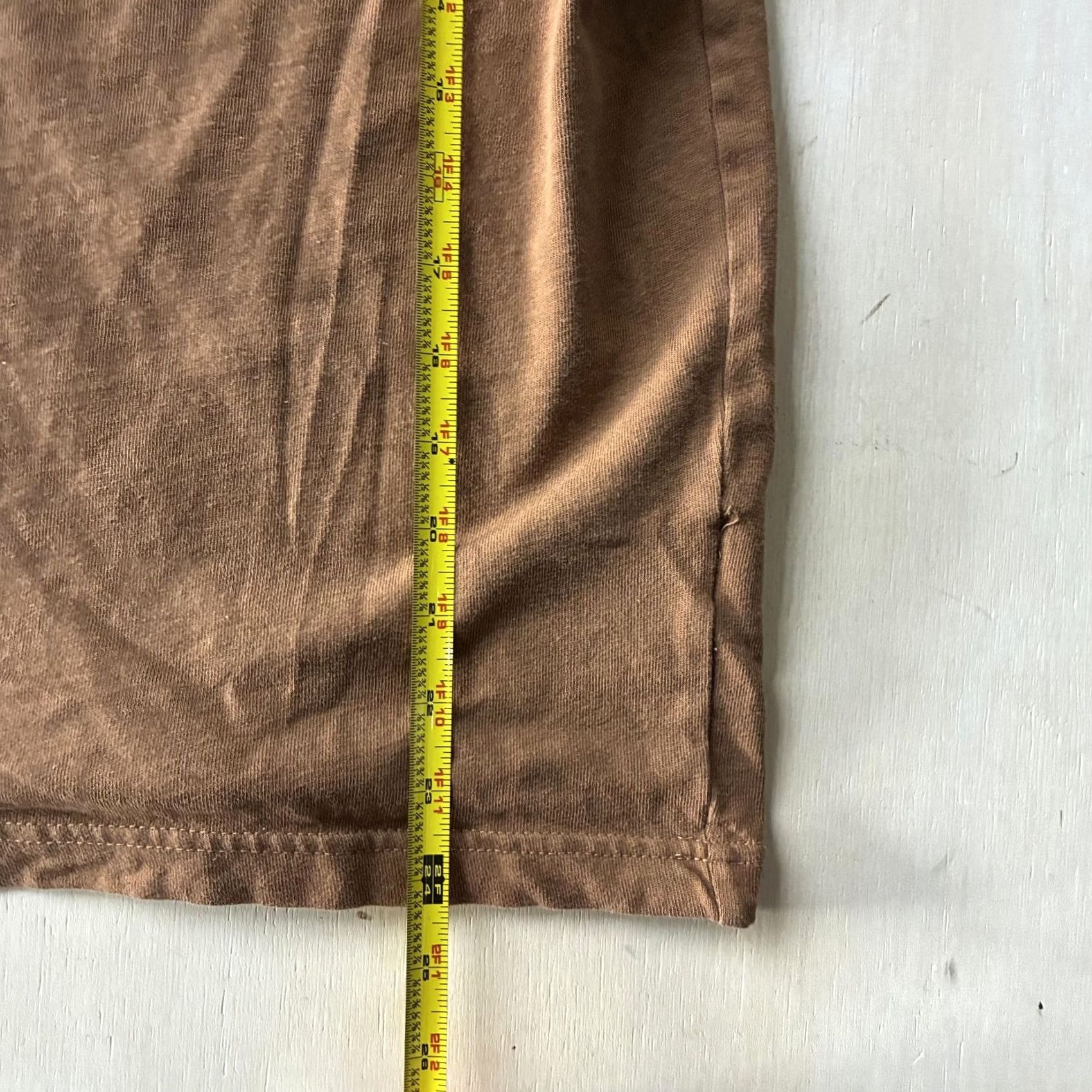 Lee Lee Shirt Mens Large Brown Classic Fit Pocket Logo Long Sleeve Tee T-Shirt Size US L / EU 52-54 / 3 - 4 Thumbnail
