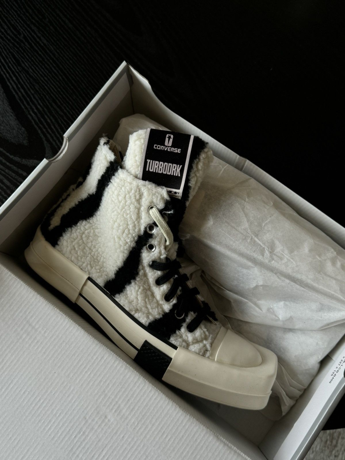 Converse × Rick Owens × Rick Owens Drkshdw RICK OWENS X CONVERSE 41 Size US 7.5 / EU 40-41 - 3 Thumbnail