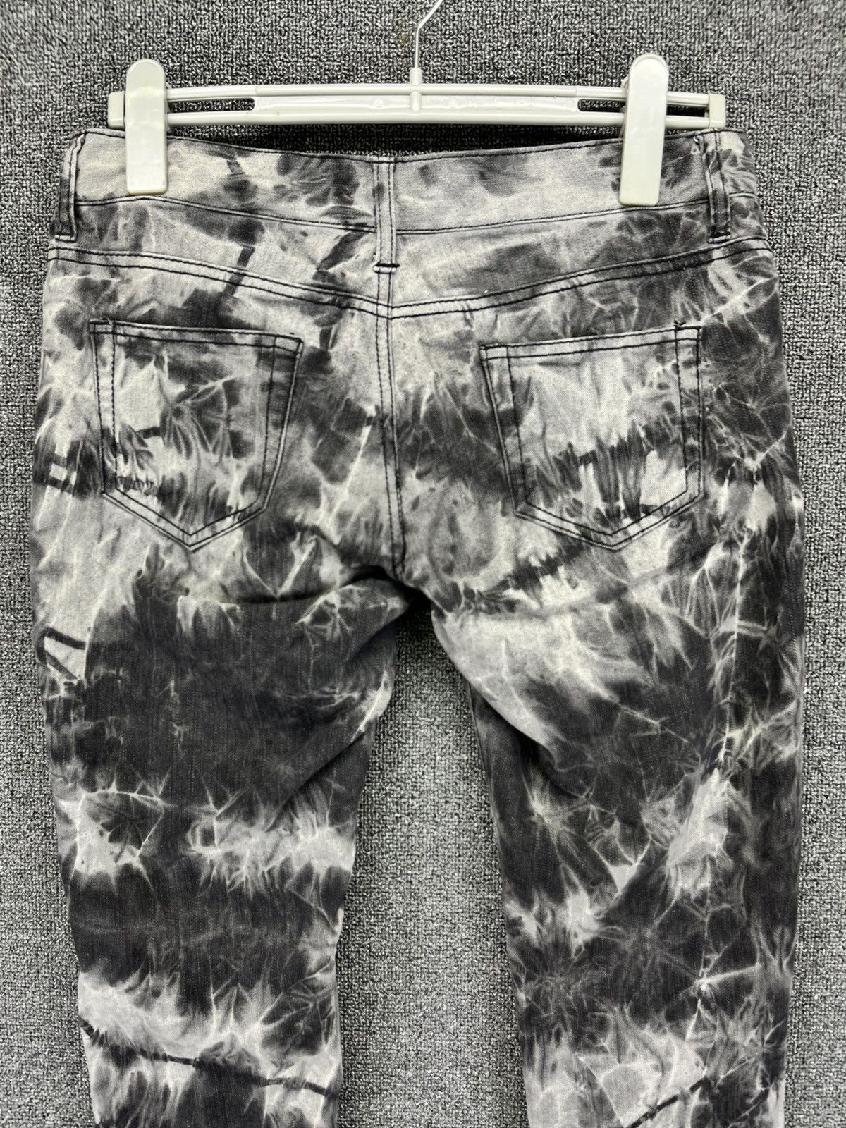 If Six Was Nine Vintage Work Japanese Rare Tie Dye Punk Pants Size 31" - 5 Thumbnail
