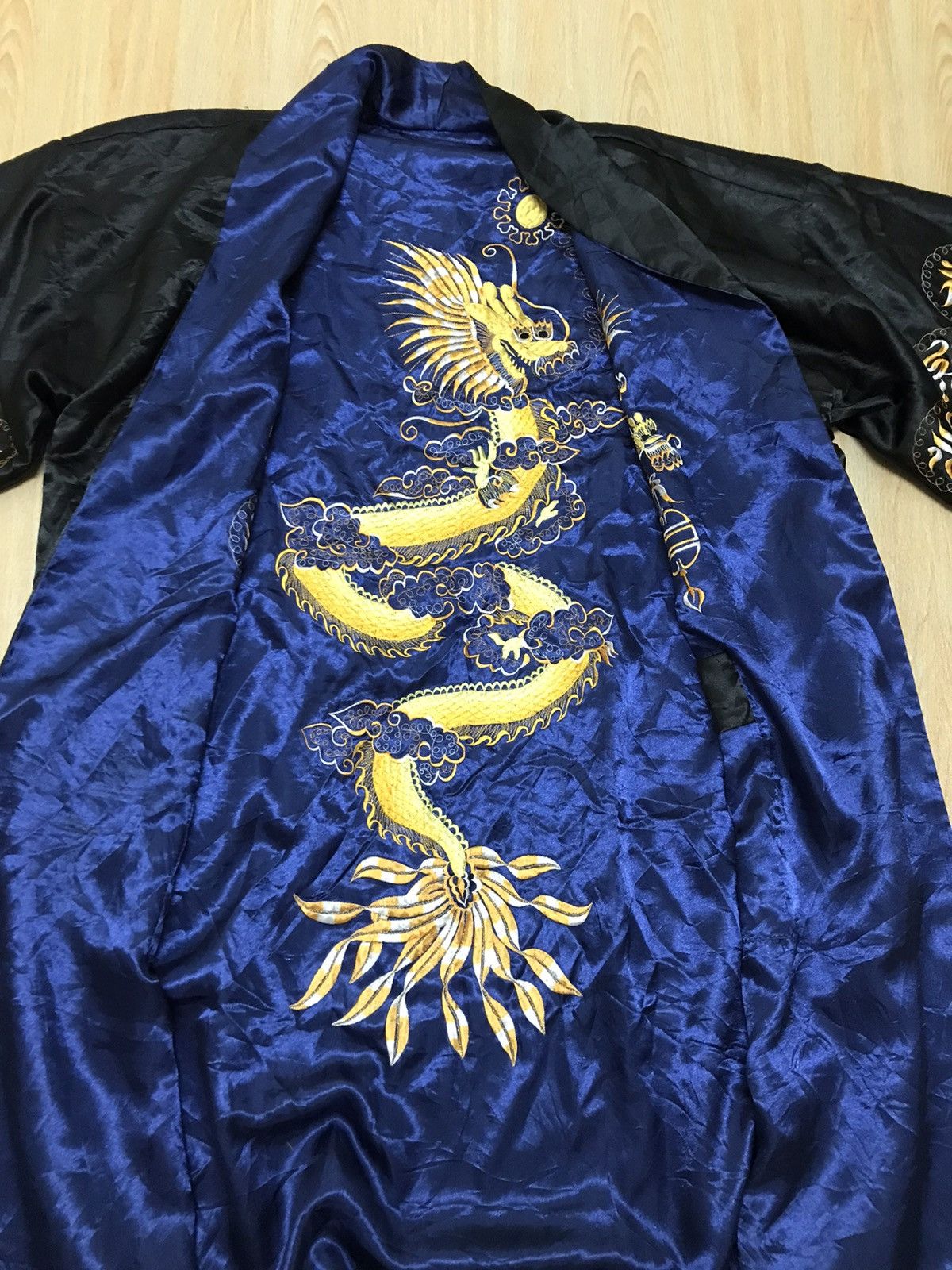 Japanese Brand Vintage Pyajamas Silk Reversible Dragon Size US M / EU 48-50 / 2 - 8 Thumbnail