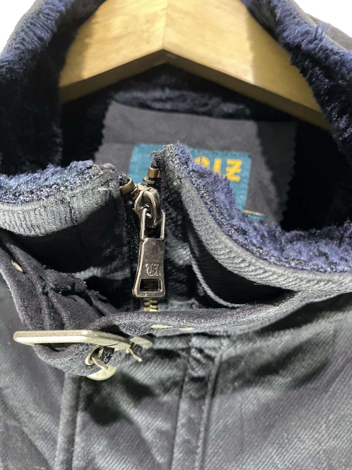 If Six Was Nine × Japanese Brand × Le Grande Bleu (L.G.B.) Japanese ugiz faux fur suede bondage jacket lgb style Size US L / EU 52-54 / 3 - 9 Thumbnail