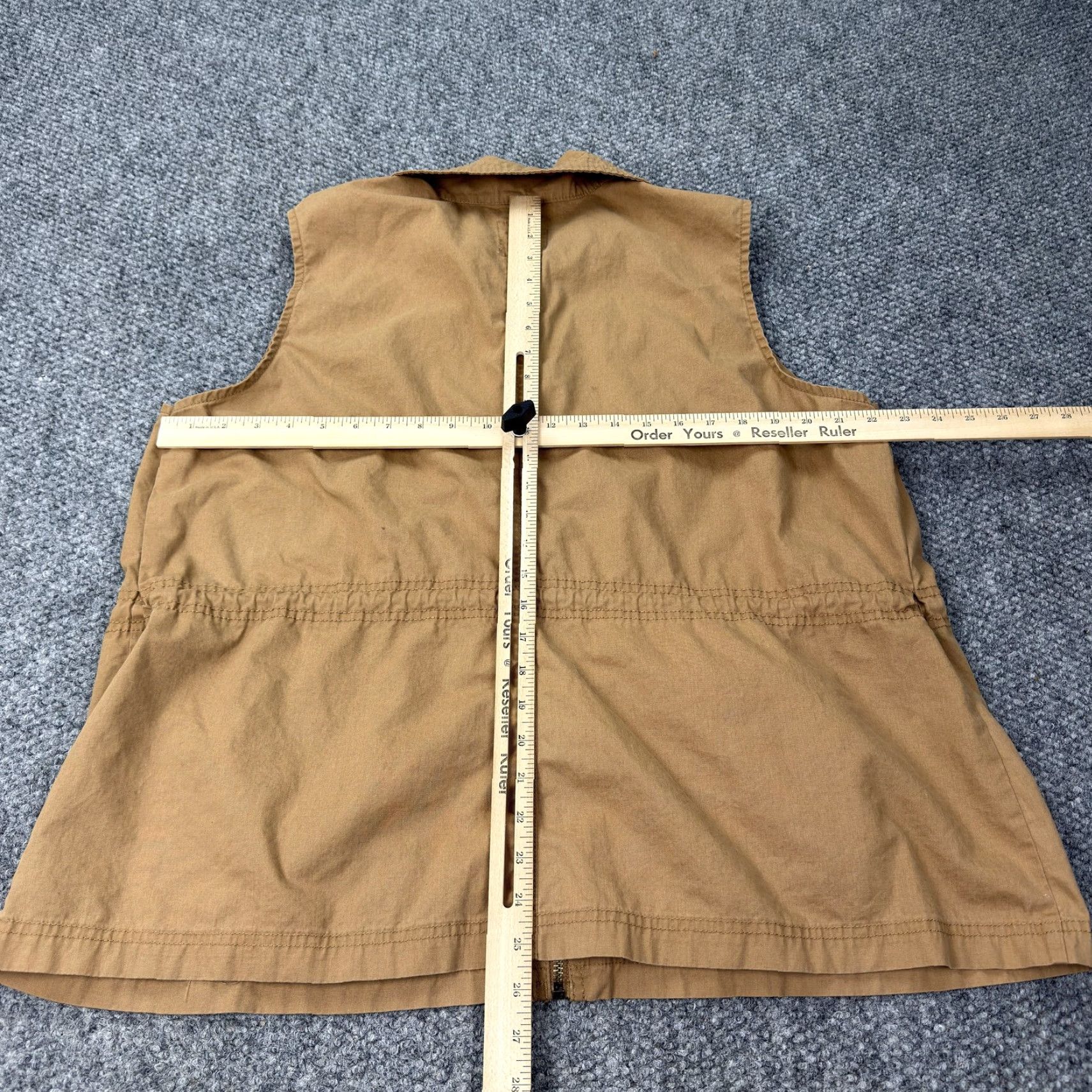 Old Navy VINTAGE Old Navy Vest Mens 2XL Tan Utility Canvas Zip Front Pockets Military Style Autumn Casual Mens Size US XXL / EU 58 / 5 - 4 Thumbnail