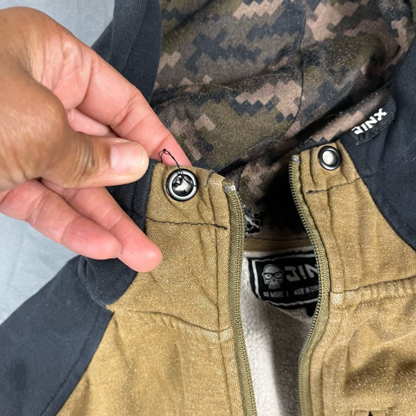 Other Digital Camo Sherpa Lined Hoodie J!nx JINX Flaws Medium P-14 Size US M / EU 48-50 / 2 - 3 Thumbnail