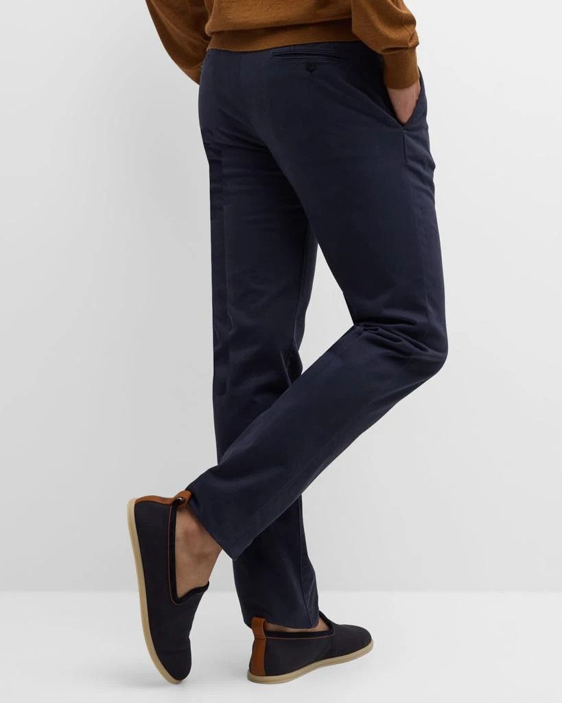 Loro Piana o1w1db10125 FAN2463 Venice Walk Loafers in Navy Blue Size US 7 / EU 40 - 2 Thumbnail