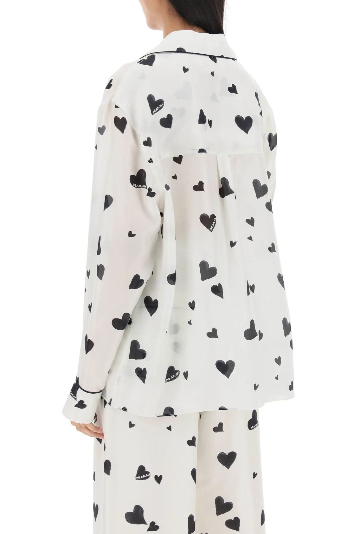Marni o1w1db10125 Shirt in White Size XXL / US 16-18 / IT 52-54 - 3 Thumbnail