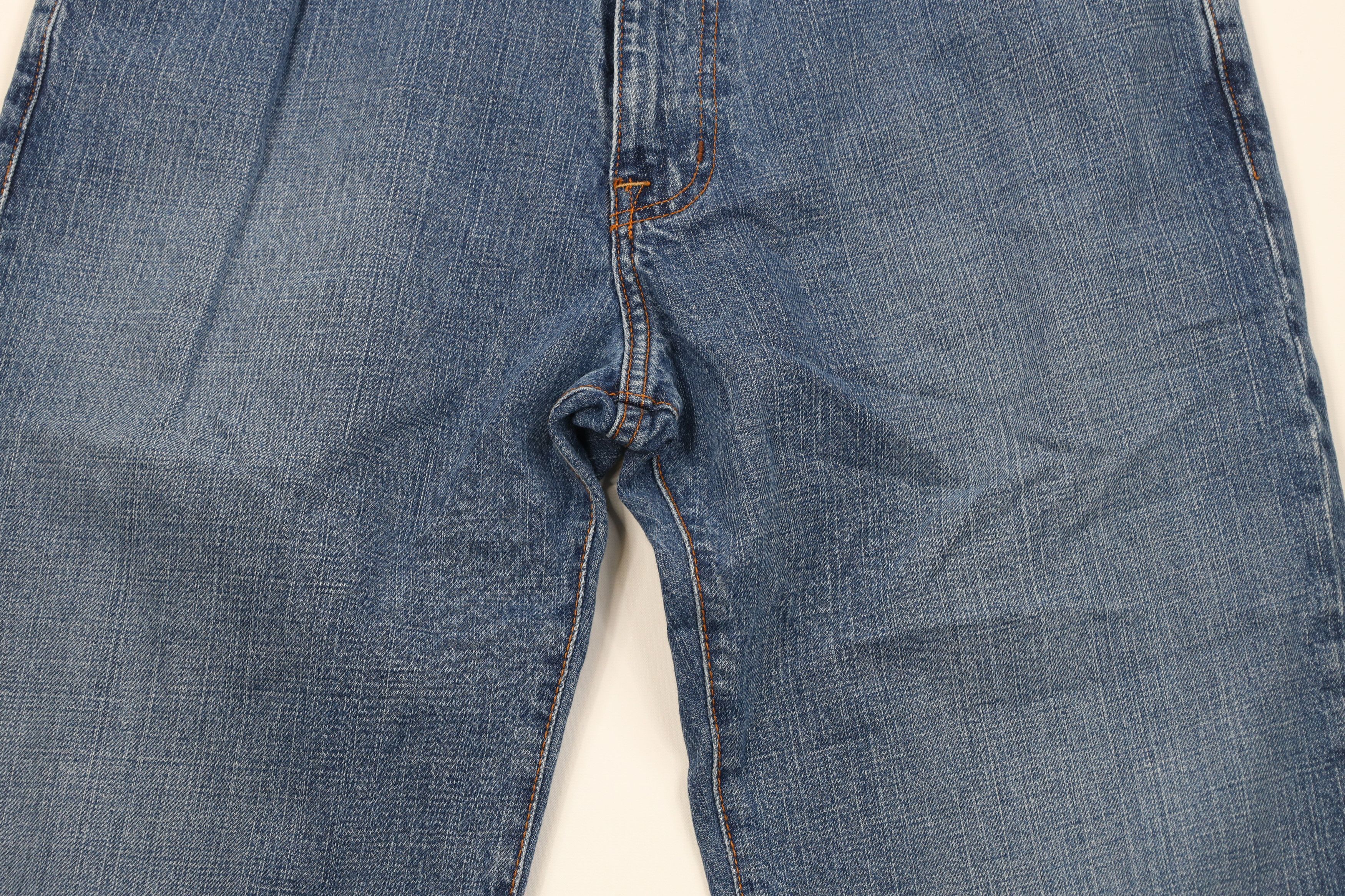 Ralph Lauren Vintage 90s Y2K Ralph Lauren Baggy Wide Leg Denim Jeans Blue Size US 33 - 3 Thumbnail