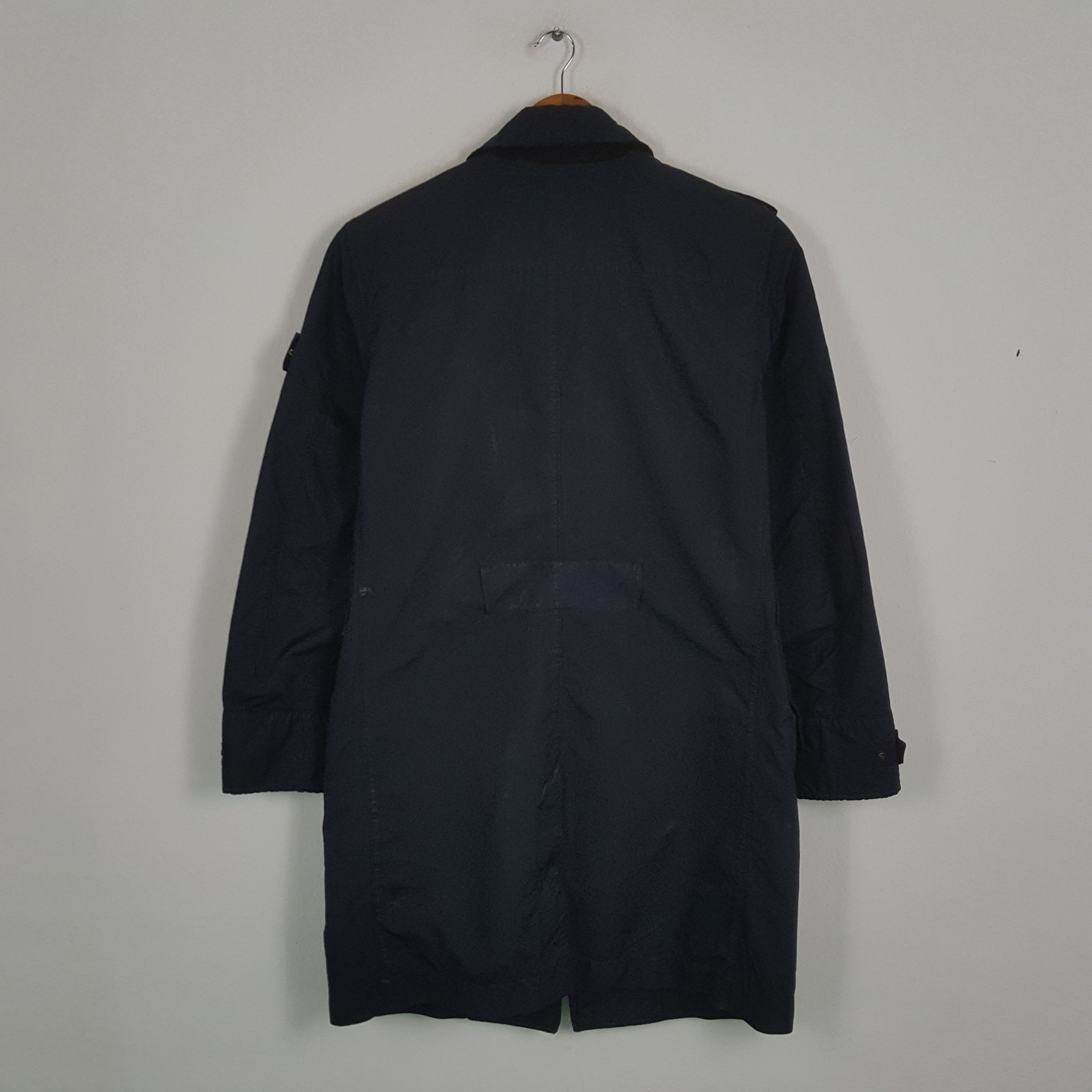 Stone Island × Vintage Vintage STONE ISLAND Fashion Brand Parkas Coat Jacket Size US L / EU 52-54 / 3 - 3 Thumbnail