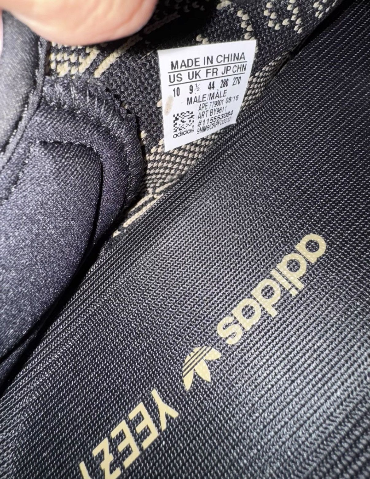 Adidas Adidas Yeezy 350 V2 Black Green BY9611 K37 Size US 9.5 / EU 42-43 - 6 Thumbnail