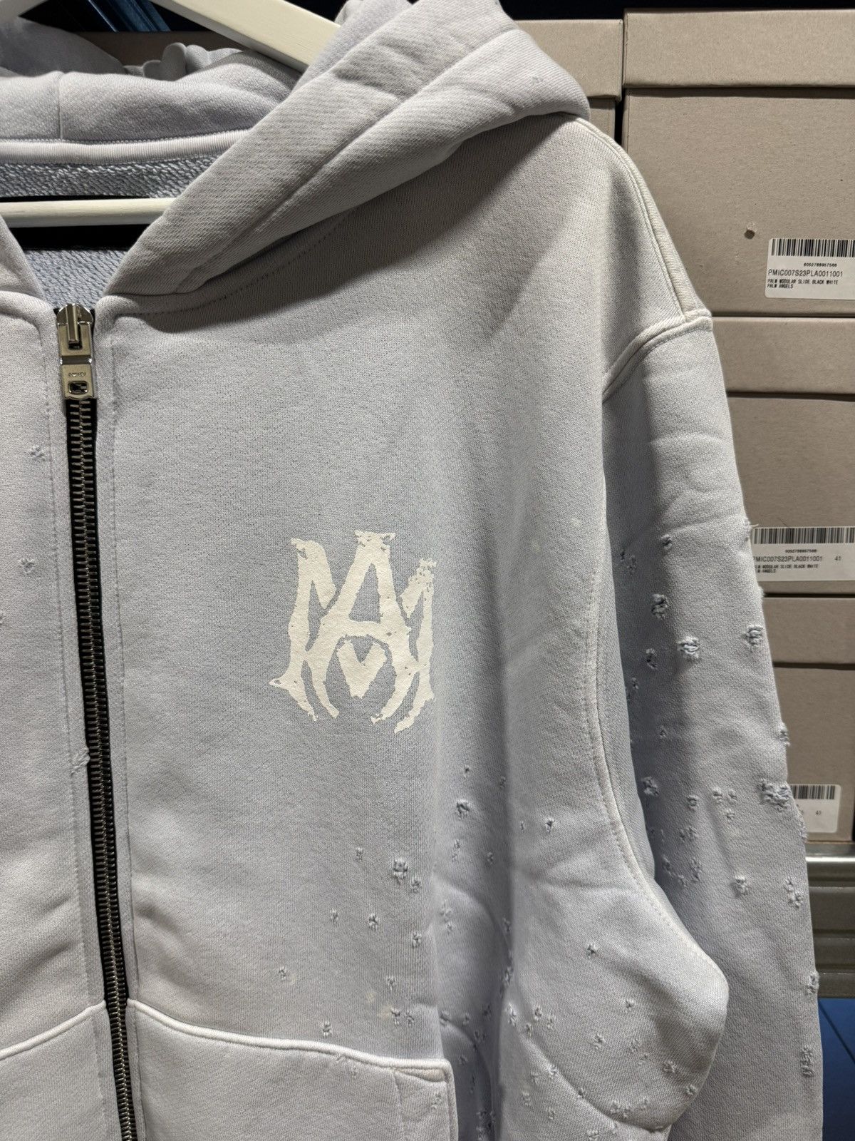 Amiri Amiri MA Shotgun Zipped Hoodie NEW 1300$ Size US L / EU 52-54 / 3 - 5 Thumbnail