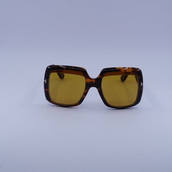 Tom Ford Tom Ford FT1194 52E Aurora Sunglasses Dark Havana Square Size ONE SIZE - 2 Thumbnail