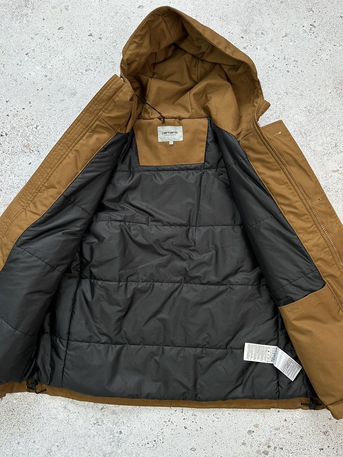 Carhartt × Carhartt Wip NEW! Carhartt WIP Valley Hooded Jacket Winter Men Brown L Size US L / EU 52-54 / 3 - 10 Thumbnail