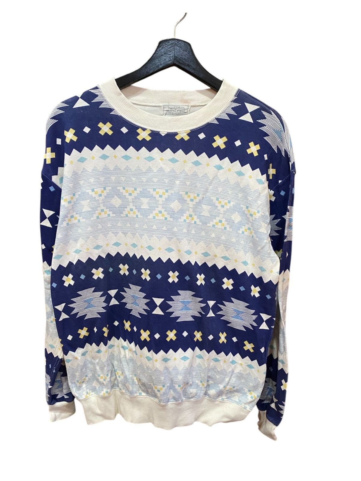 Vintage VINTAGE PASTEL FIELD NAVAJO SWEATSHIRT Size US L / EU 52-54 / 3 - 1 Thumbnail