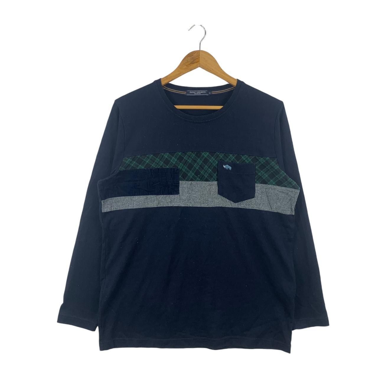 Kansai Yamamoto Vintage KANSAI YAMAMOTO HOMME Patchwork Hippo Tee Shirt Size US XL / EU 56 / 4 - 1 Thumbnail