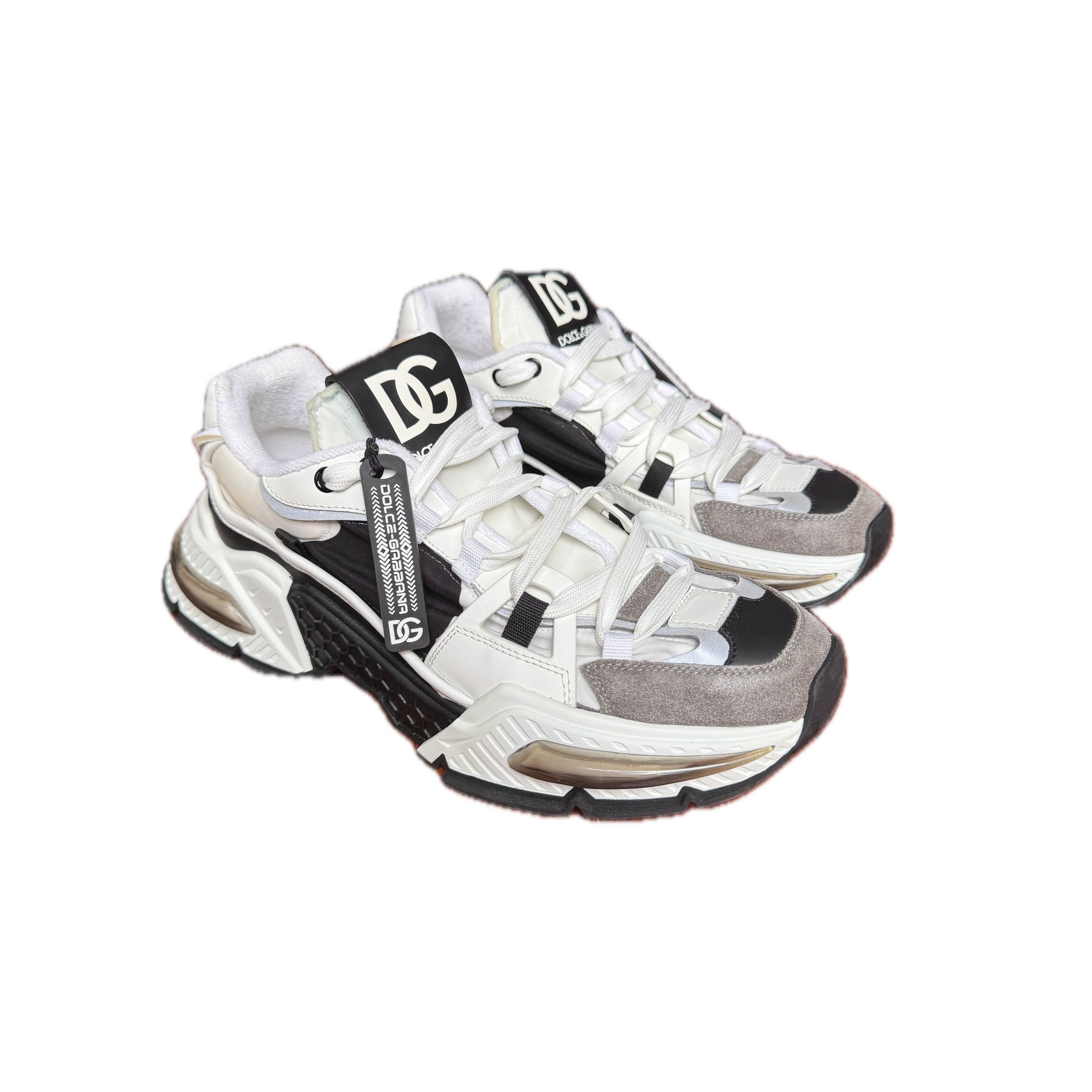 image of Dolce Gabbana Dolce&gabbana Airmaster Low Top Sneaker Eu 42 / Us 9 in White, Men's