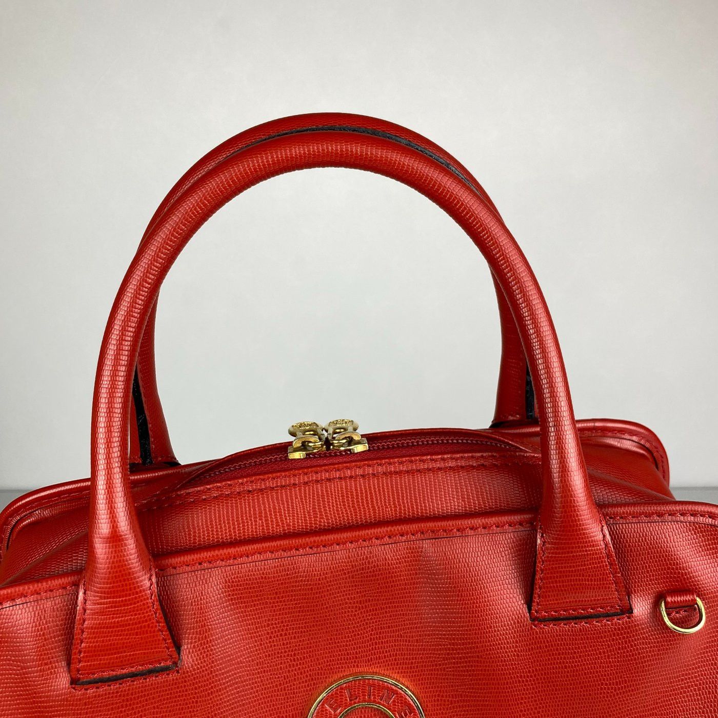 Celine Celine Red Leather 2-way Handbag Size ONE SIZE - 9 Thumbnail