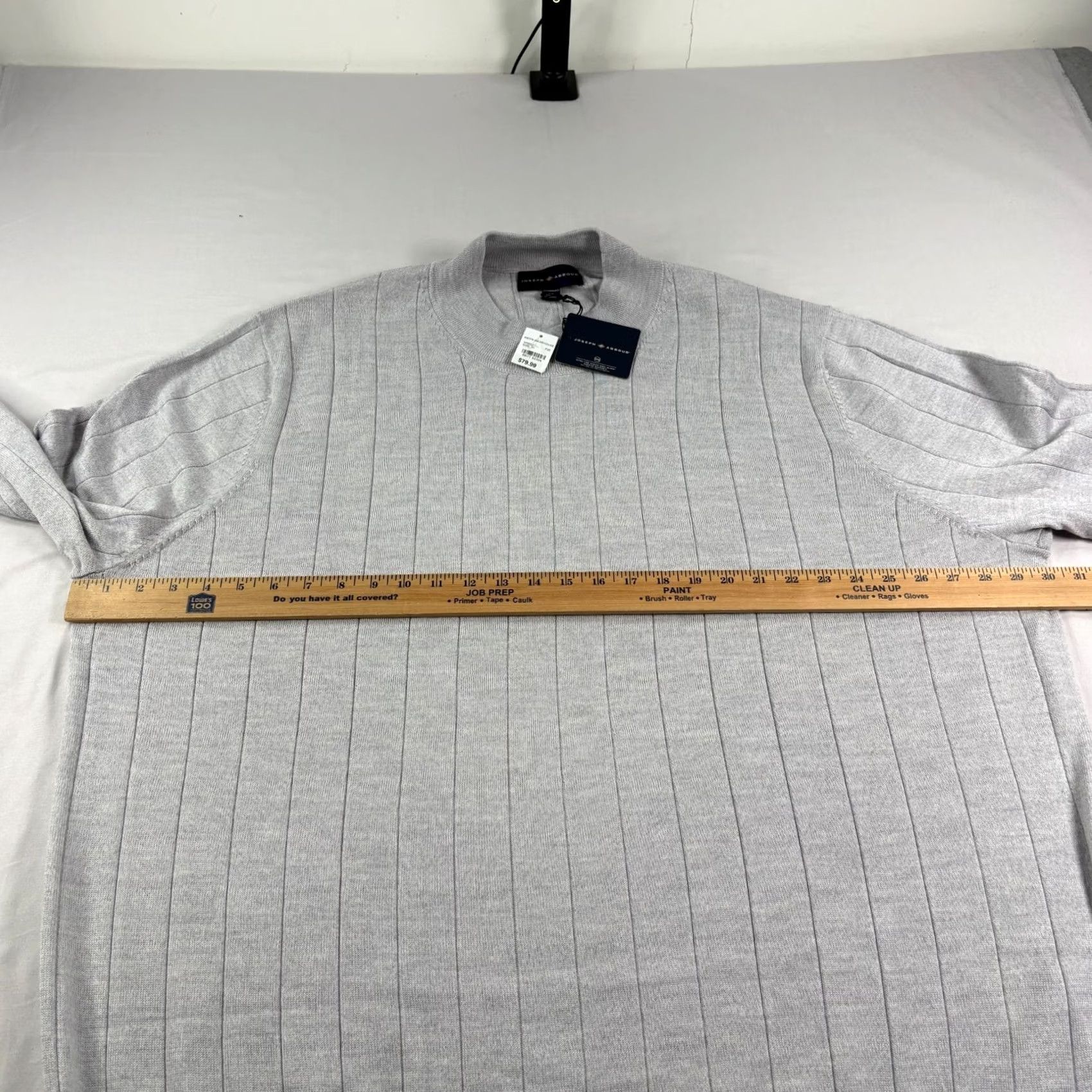 Joseph Abboud Joseph Abboud Sweater Mens 3XL Gray Pullover Stretch NEW Size US XXL / EU 58 / 5 - 4 Thumbnail