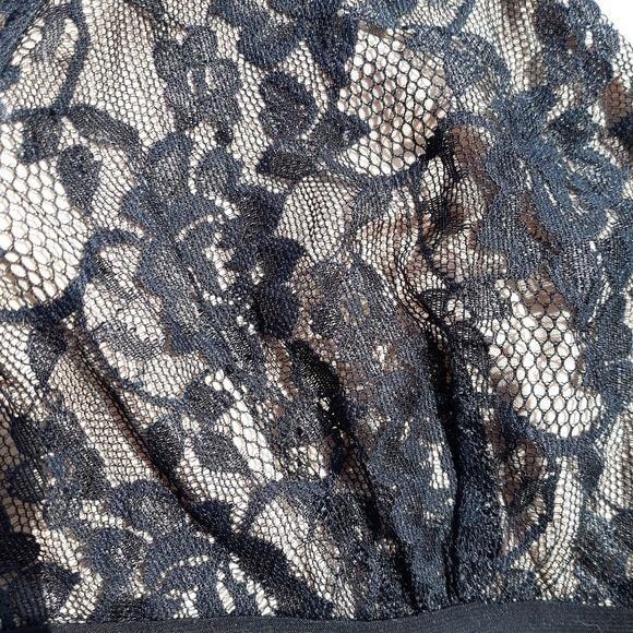 Adrianna Papell Adrianna Papell Black Lace Illusion Bodycon Dress Sz 4P Cock Size S / US 4 / IT 40 - 11 Thumbnail