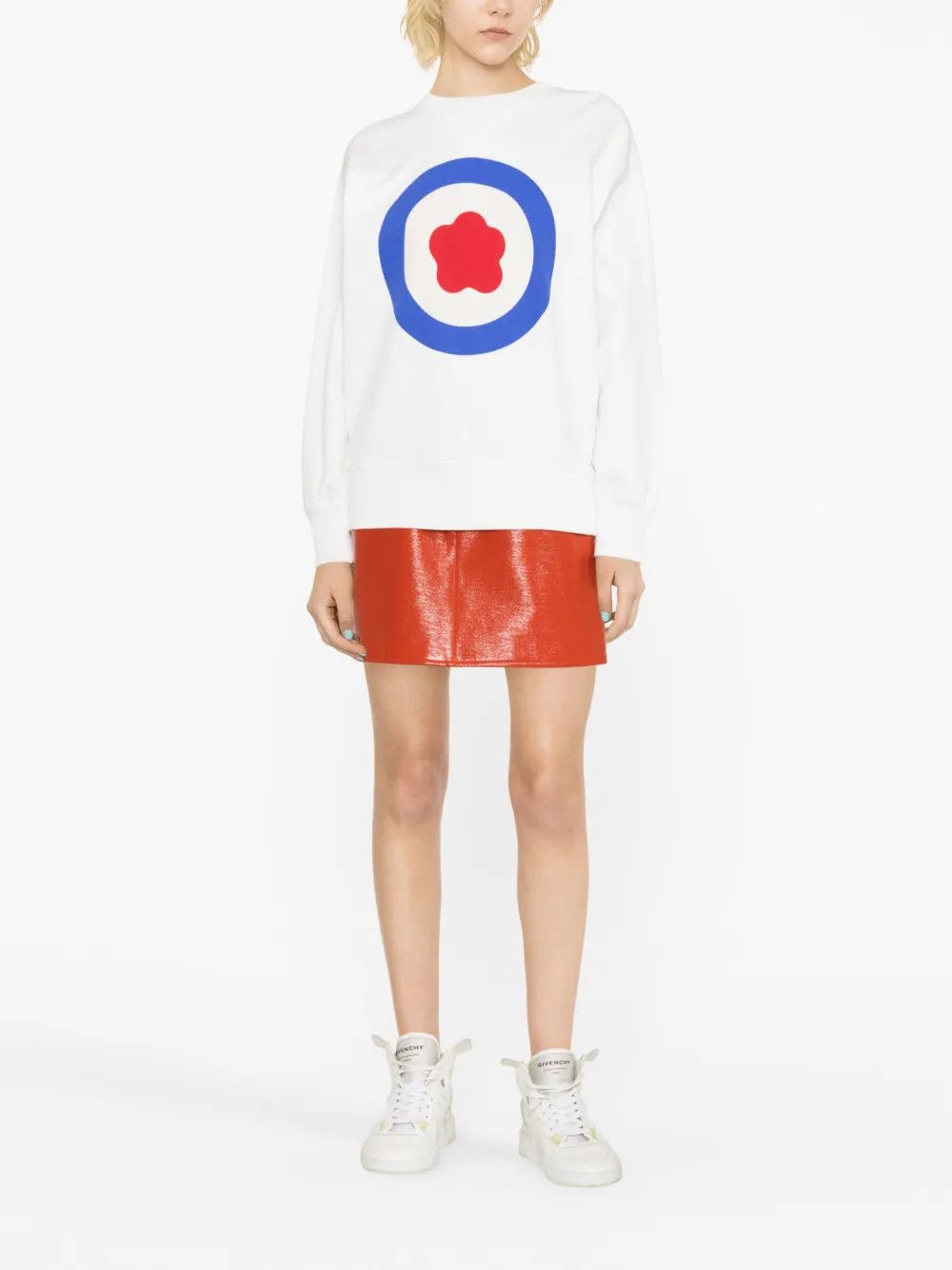 Kenzo o1y1025 Sweatshirt in White Size S / US 4 / IT 40 - 4 Thumbnail