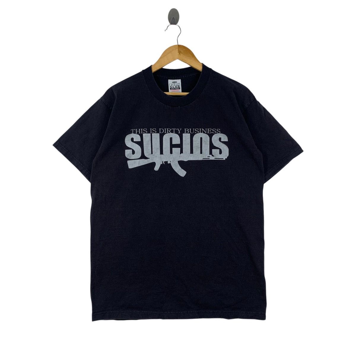 Vintage Vintage KING LIL G Sucios This Is Dirty Business Tshirt Size US L / EU 52-54 / 3 - 1 Thumbnail